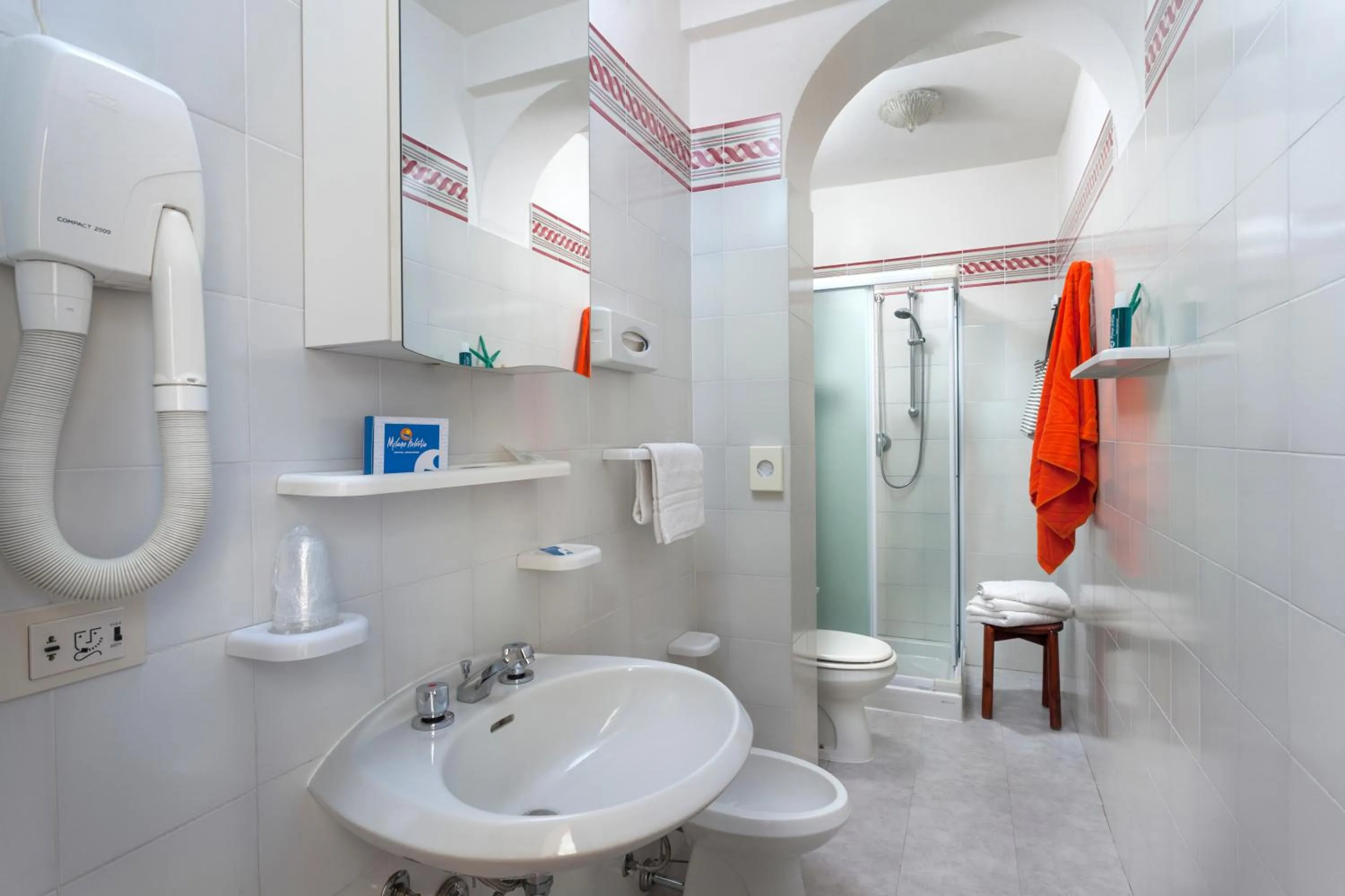 Bathroom in Hotel Milano Helvetia - in centro con piscina