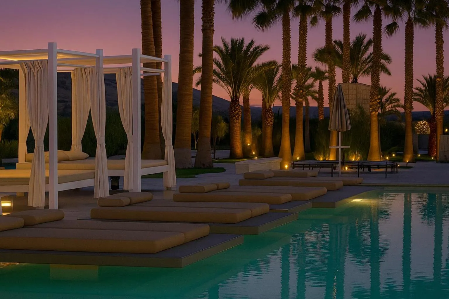 Pool view in UNA HOTELS MH Matera