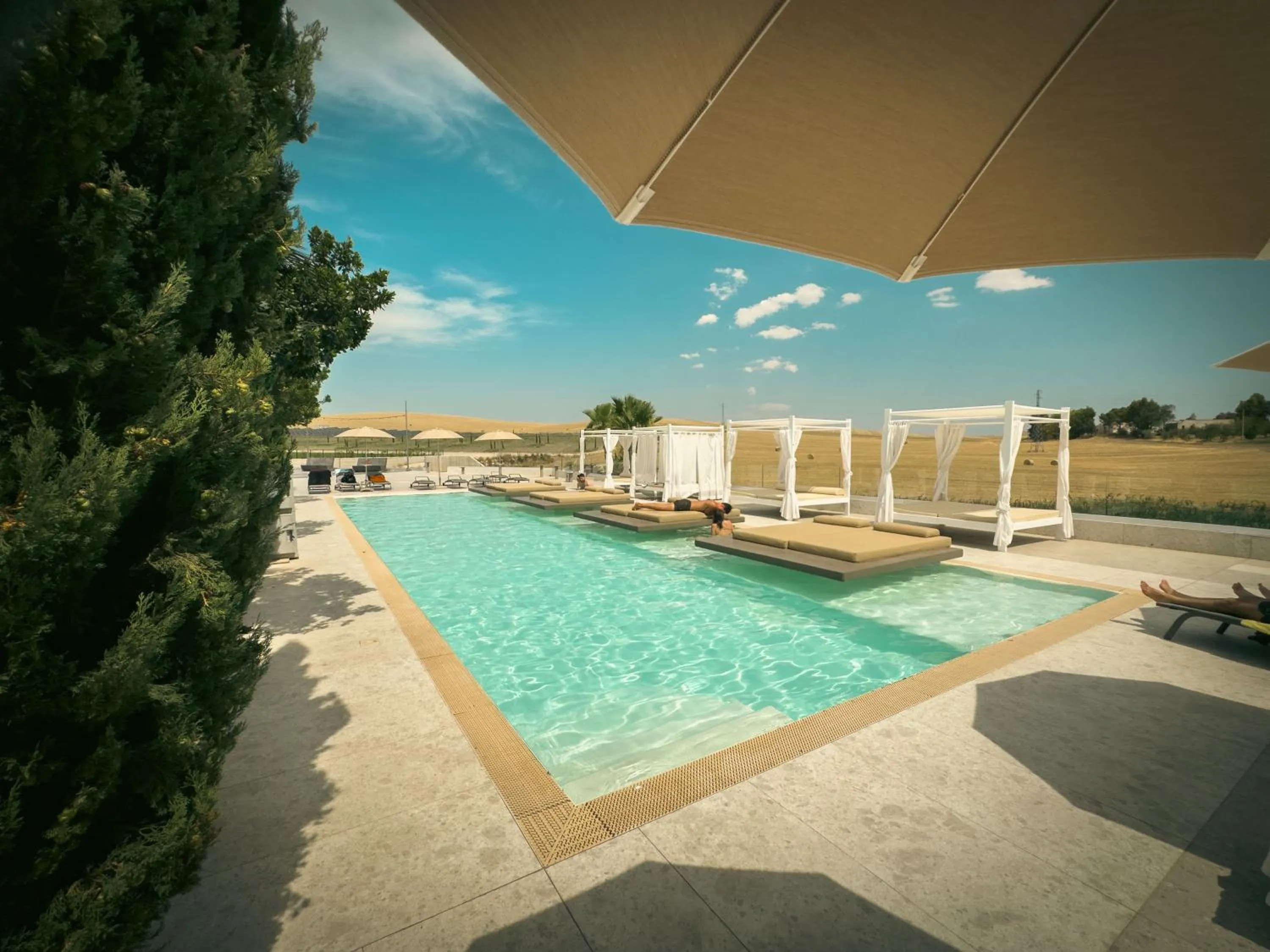 Pool view in UNA HOTELS MH Matera