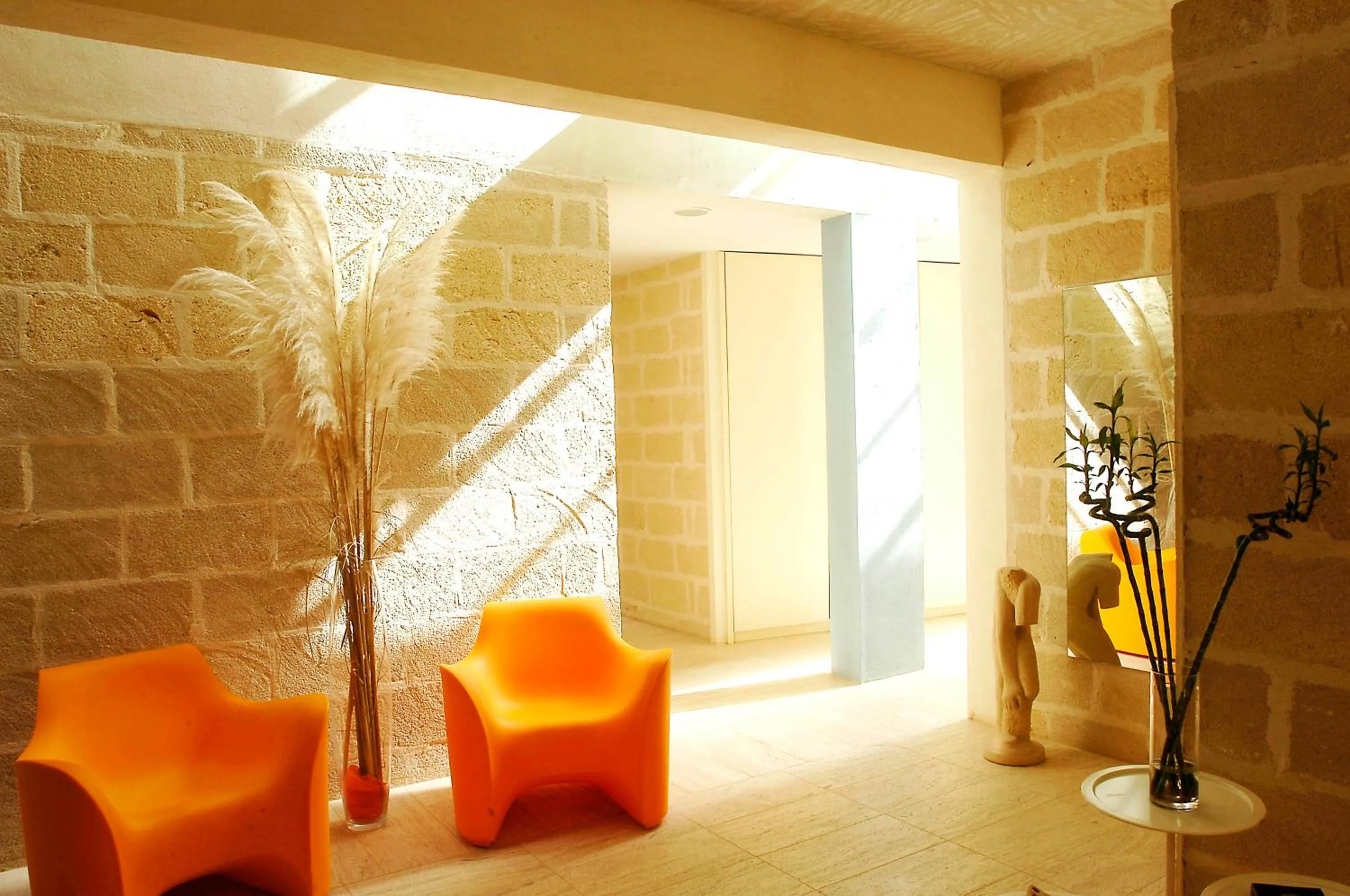 Lobby or reception in Cave Bianche Hotel