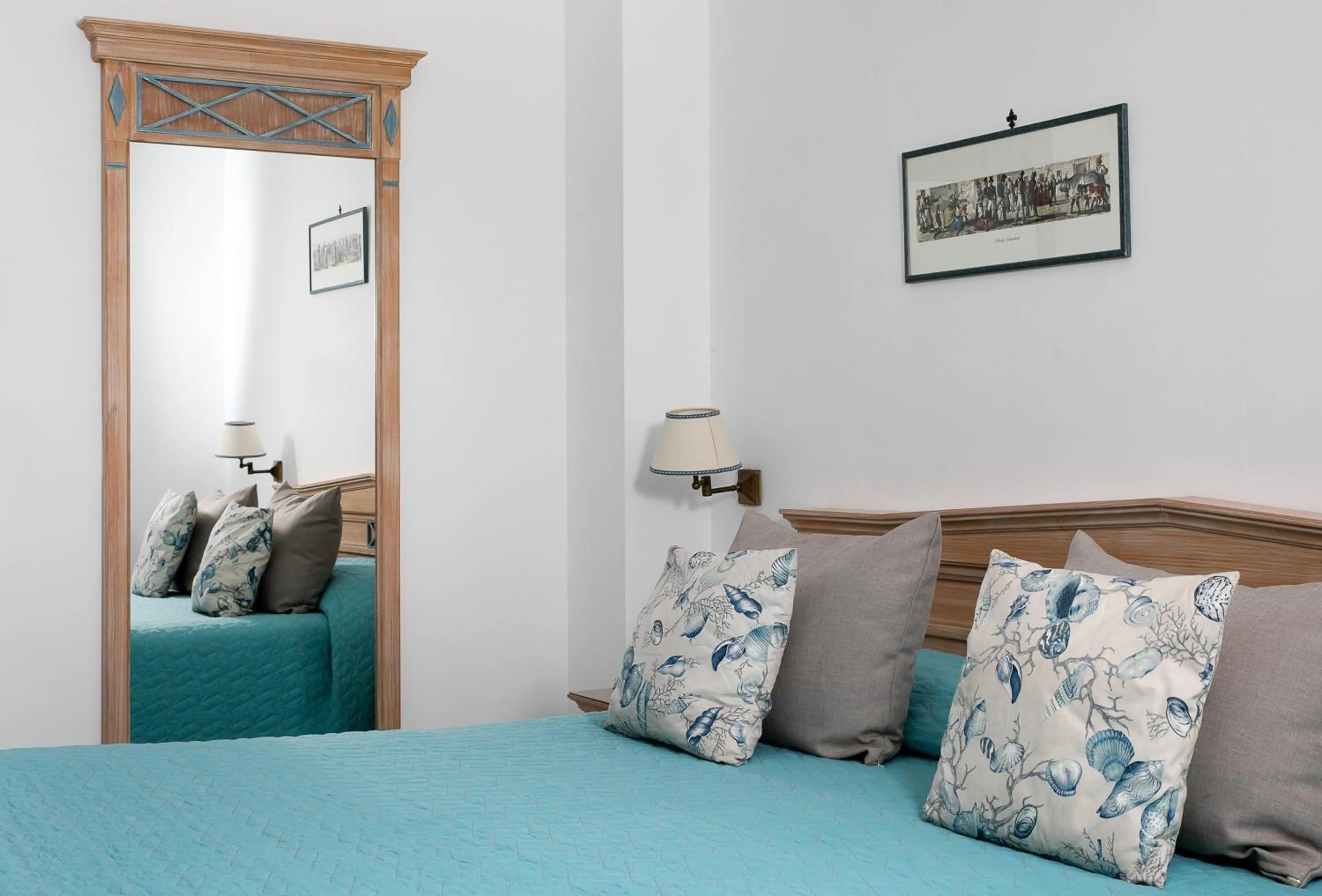 Bed in Hotel Al Mulino