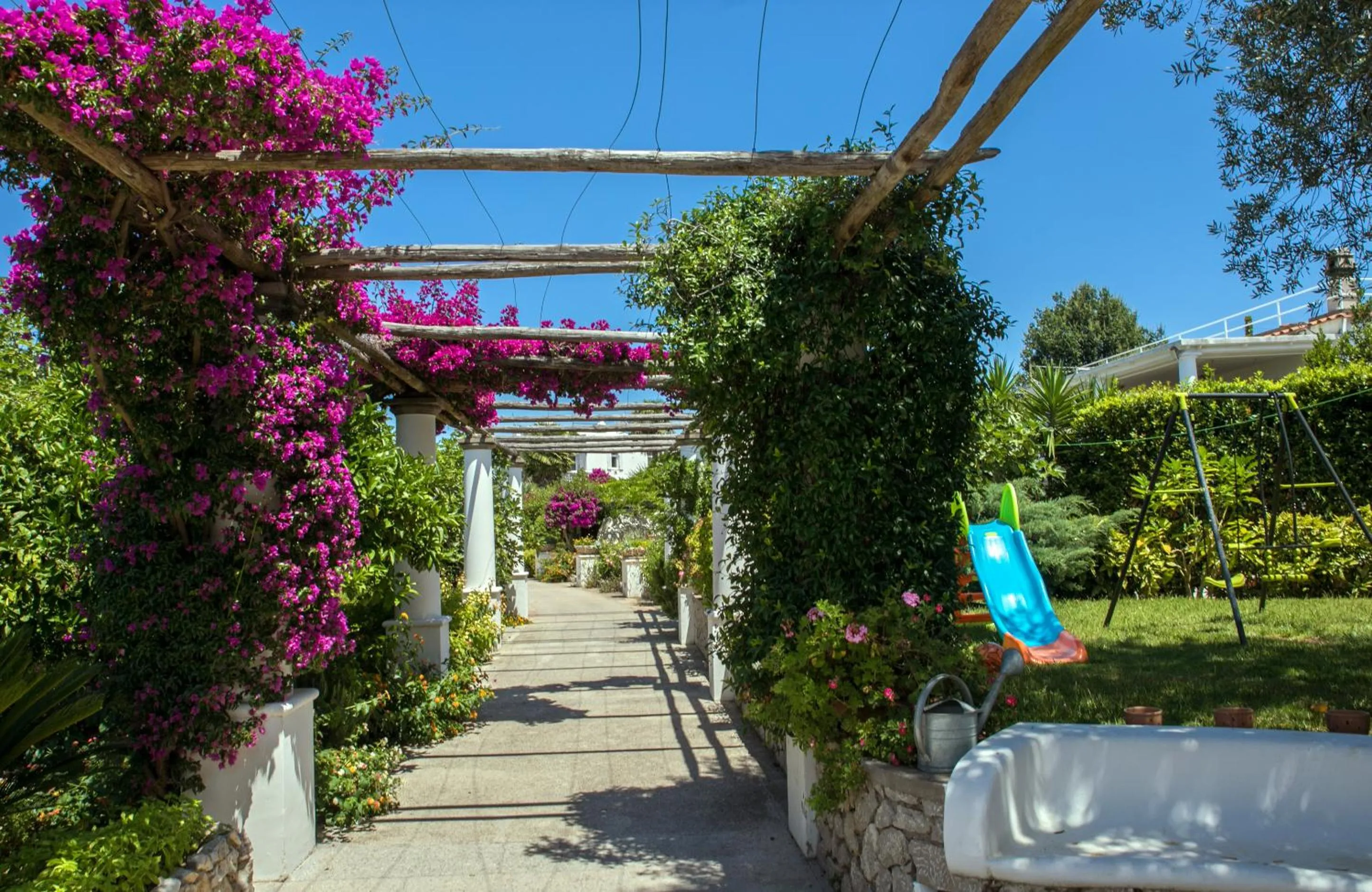Patio in Hotel Al Mulino