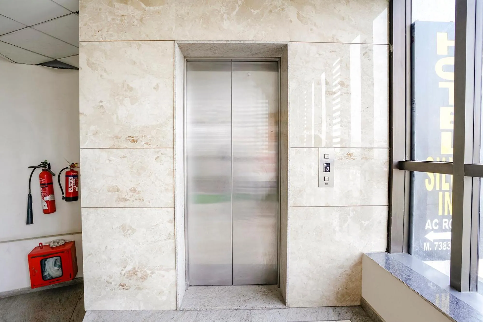 elevator in FabHotel Silver Inn