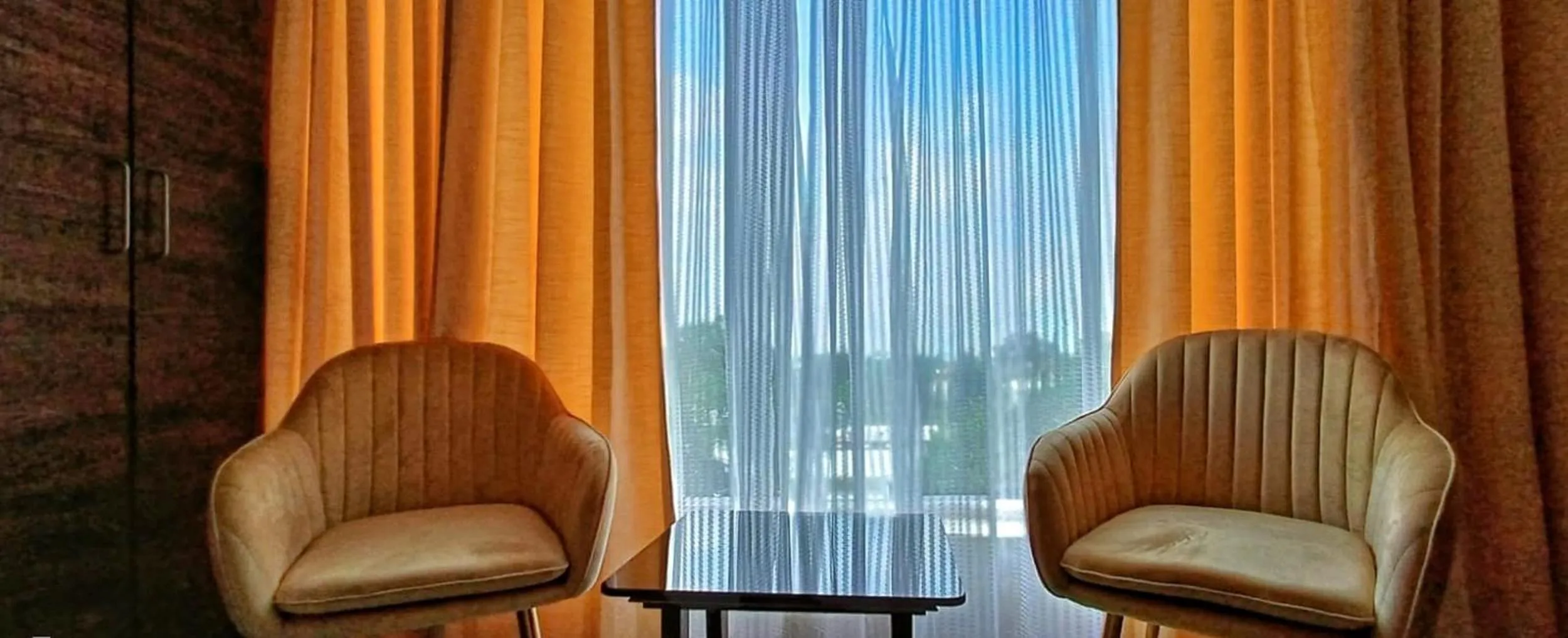 Seating area in Golden Retreat