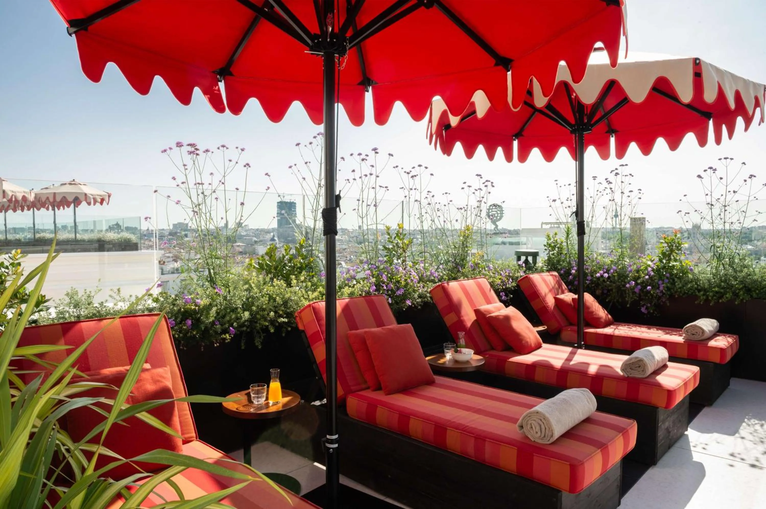 Patio in Hotel Montera Madrid, Curio Collection By Hilton