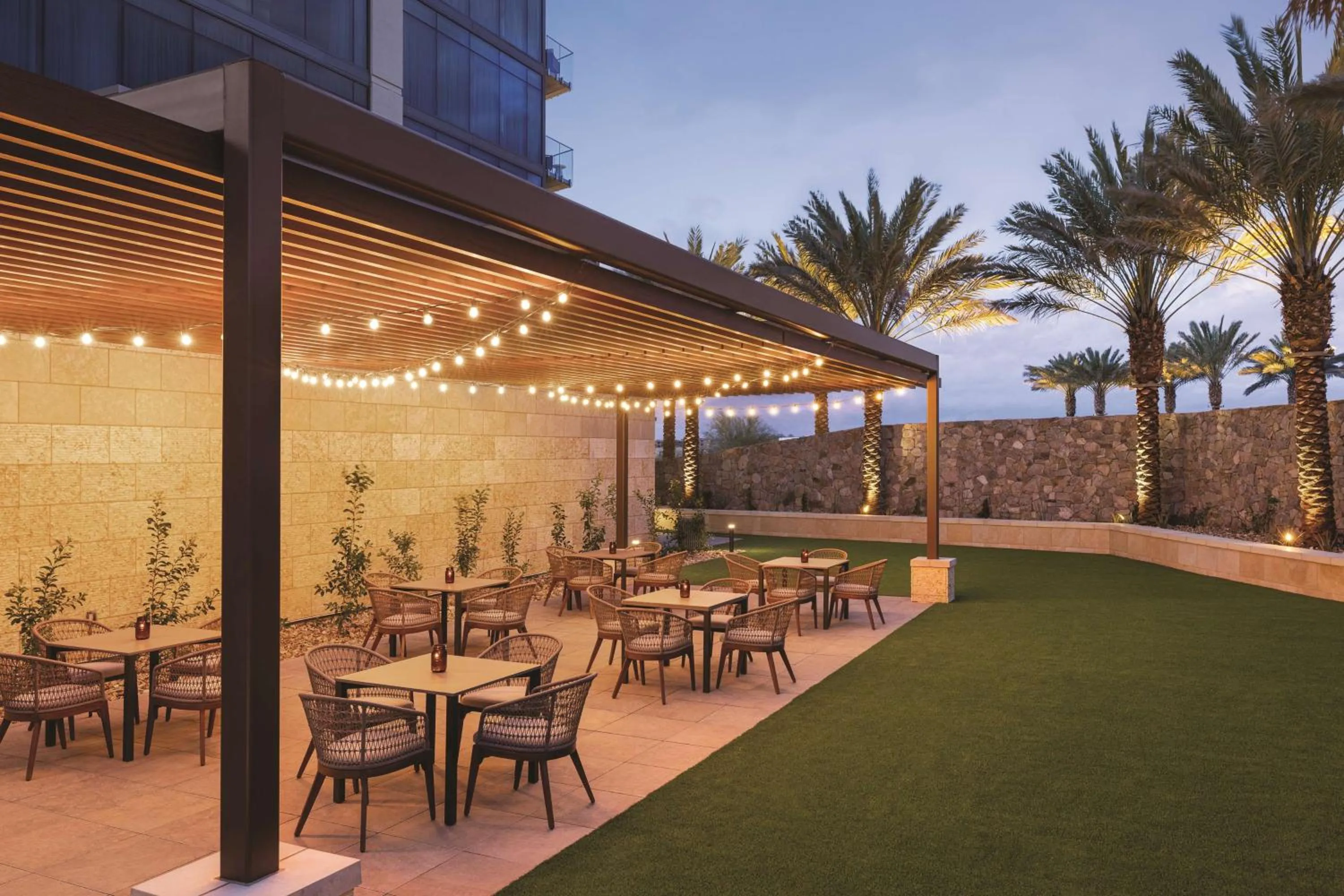 Patio in Hilton North Scottsdale At Cavasson