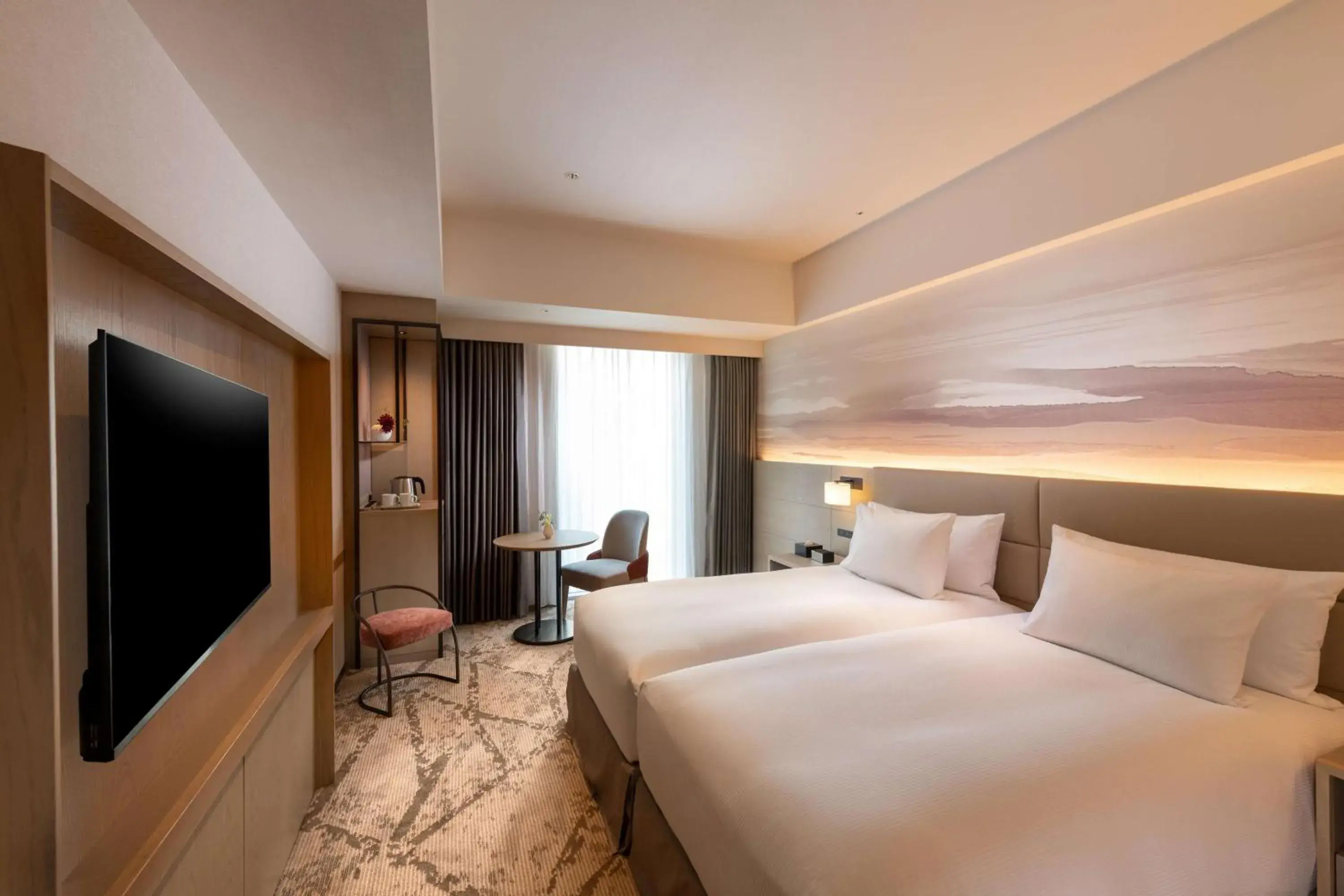 Deluxe Twin Room in DoubleTree by Hilton Toyama Deluxe Twin Room in DoubleTree by Hilton Toyama