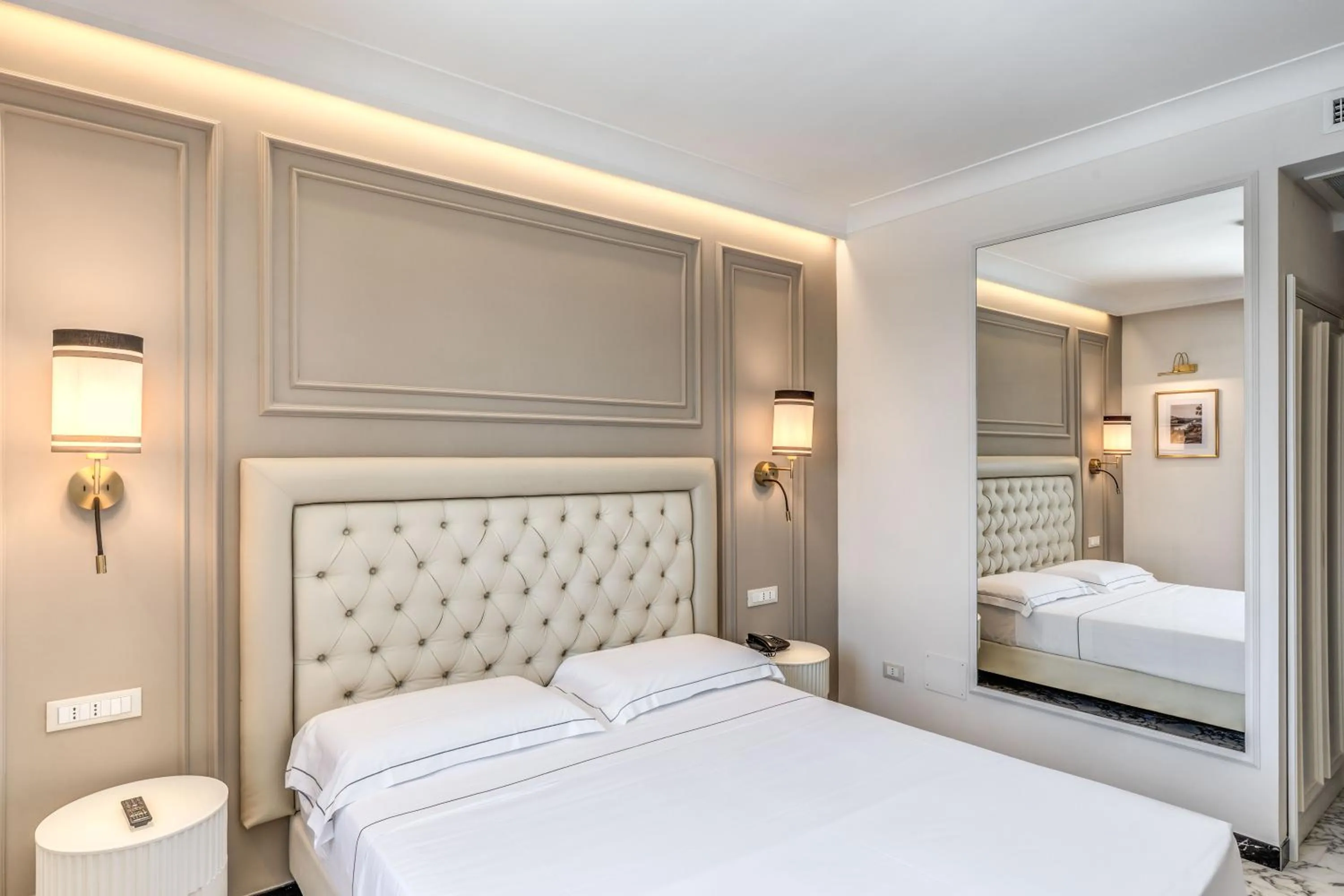 Bed in Hotel Castel Vecchio