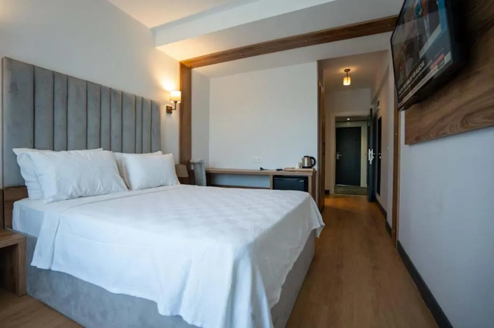 Bed in Lake Life Hotel