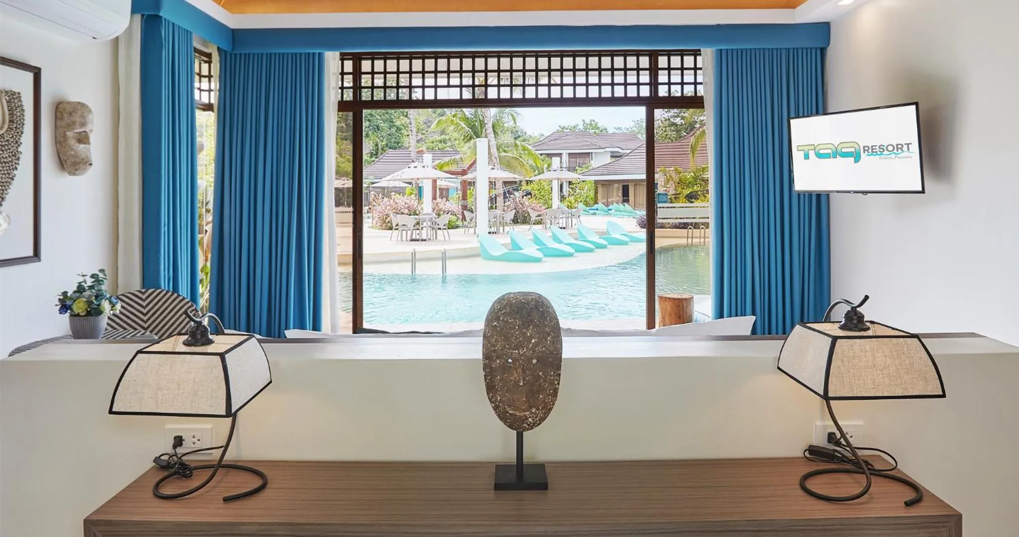 Pool view in TAG Resort