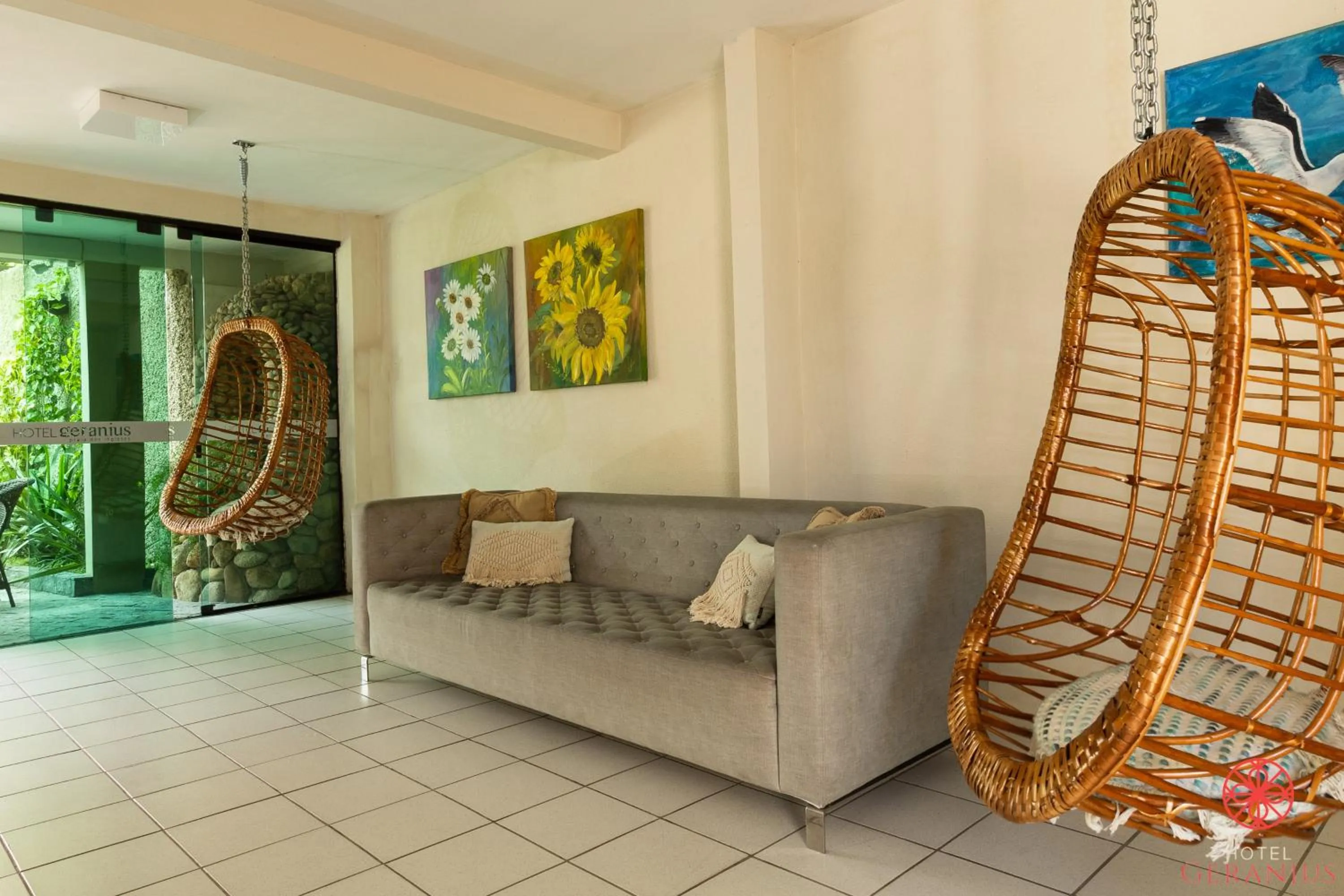 Living room in Hotel Geranius Ingleses