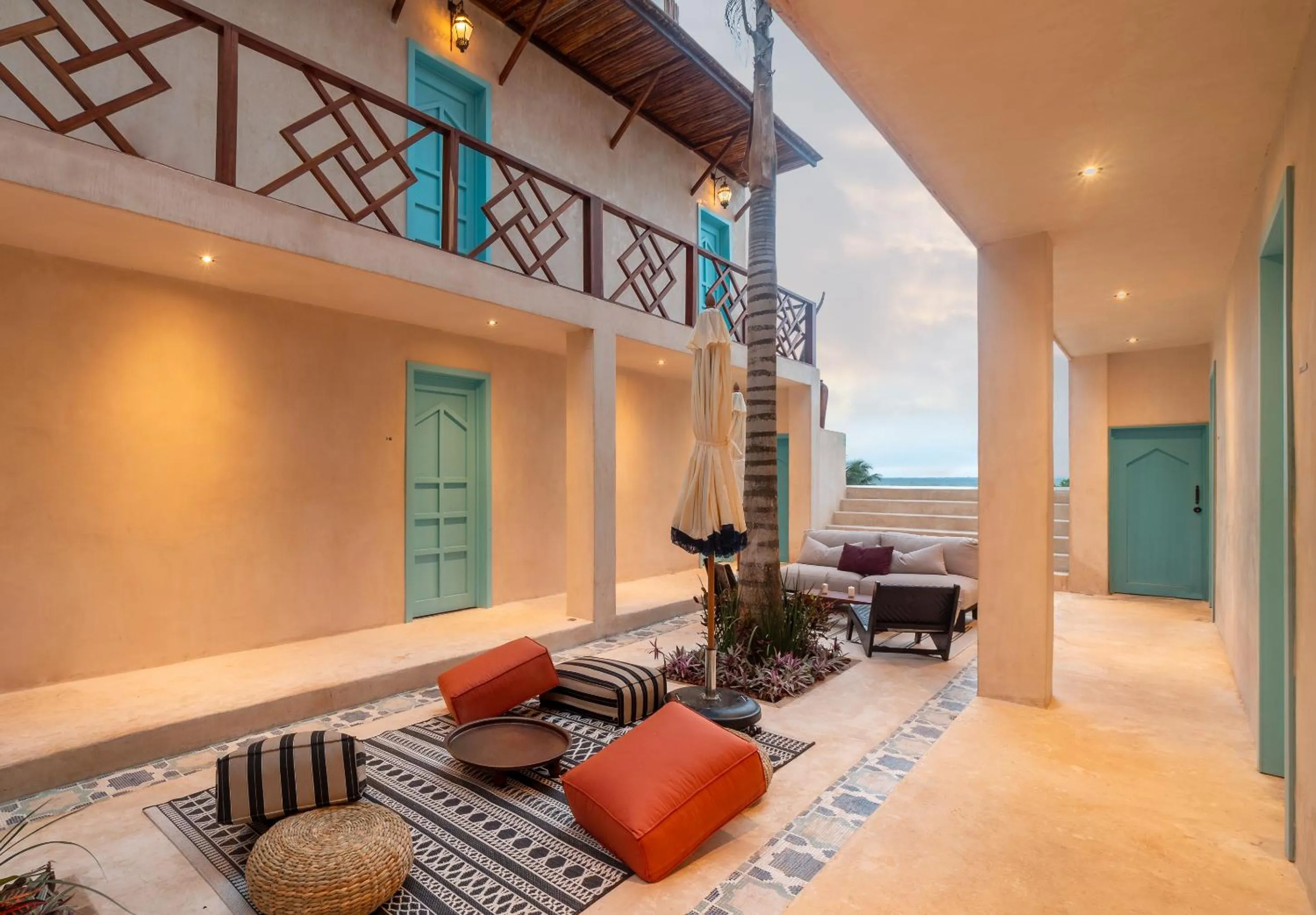 Seating area in Bacalari Hotel Boutique