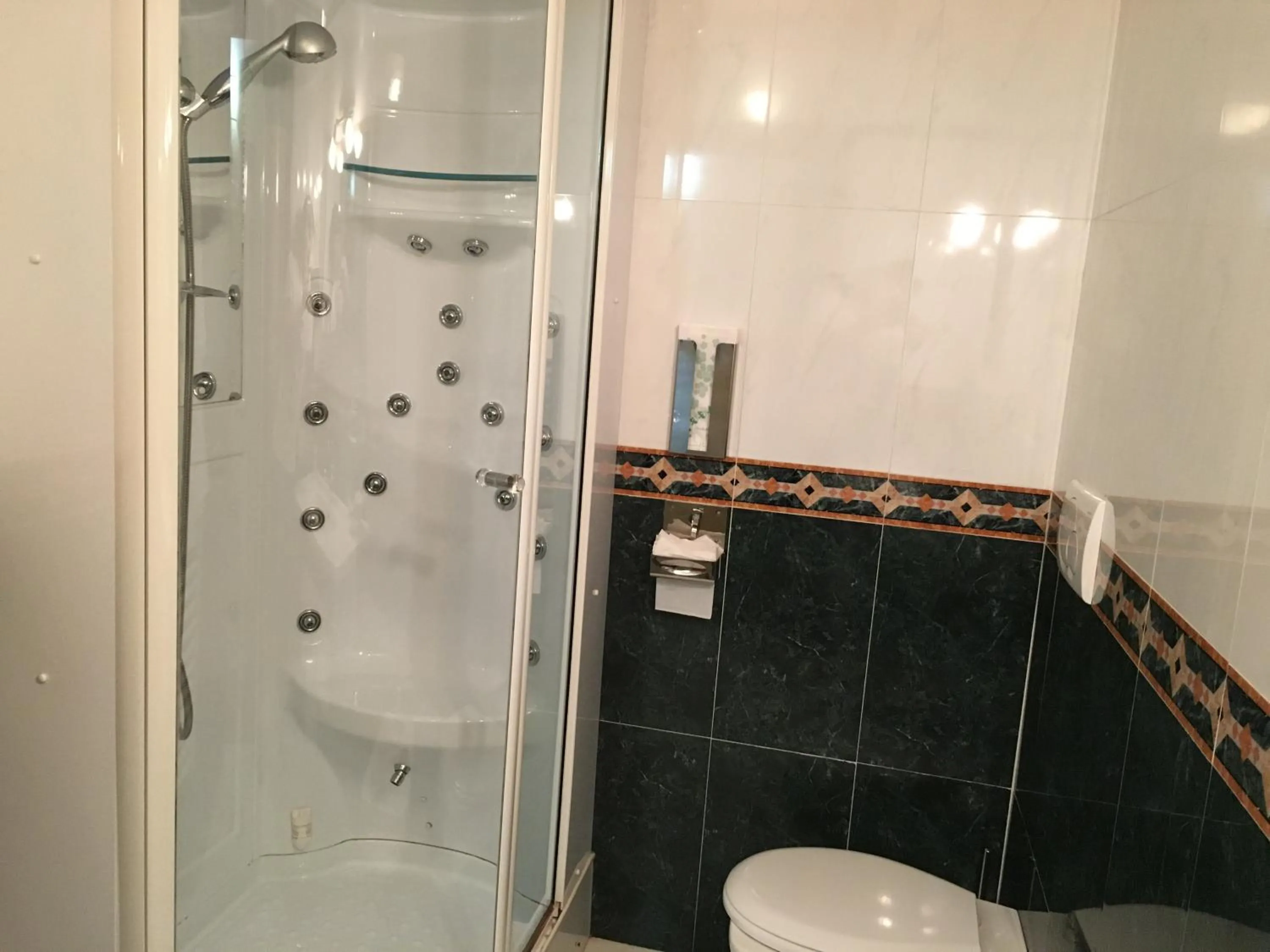 Shower in Hotel Al Ritrovo