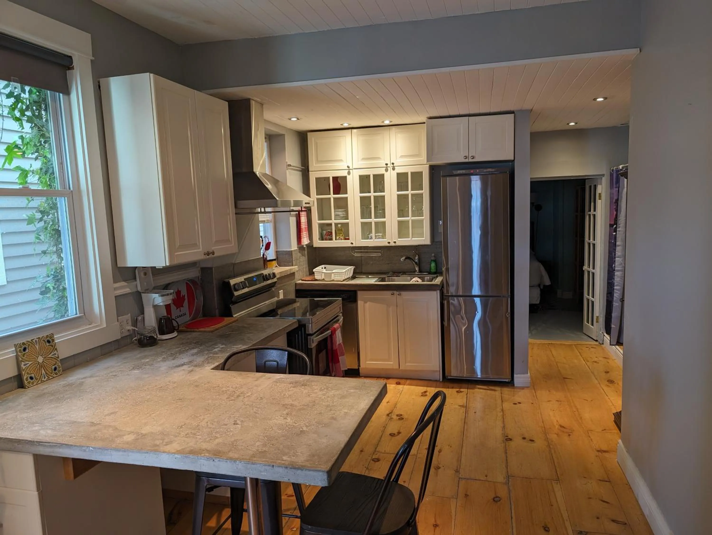 Kitchen or kitchenette in Canalside Restaurant & Inn