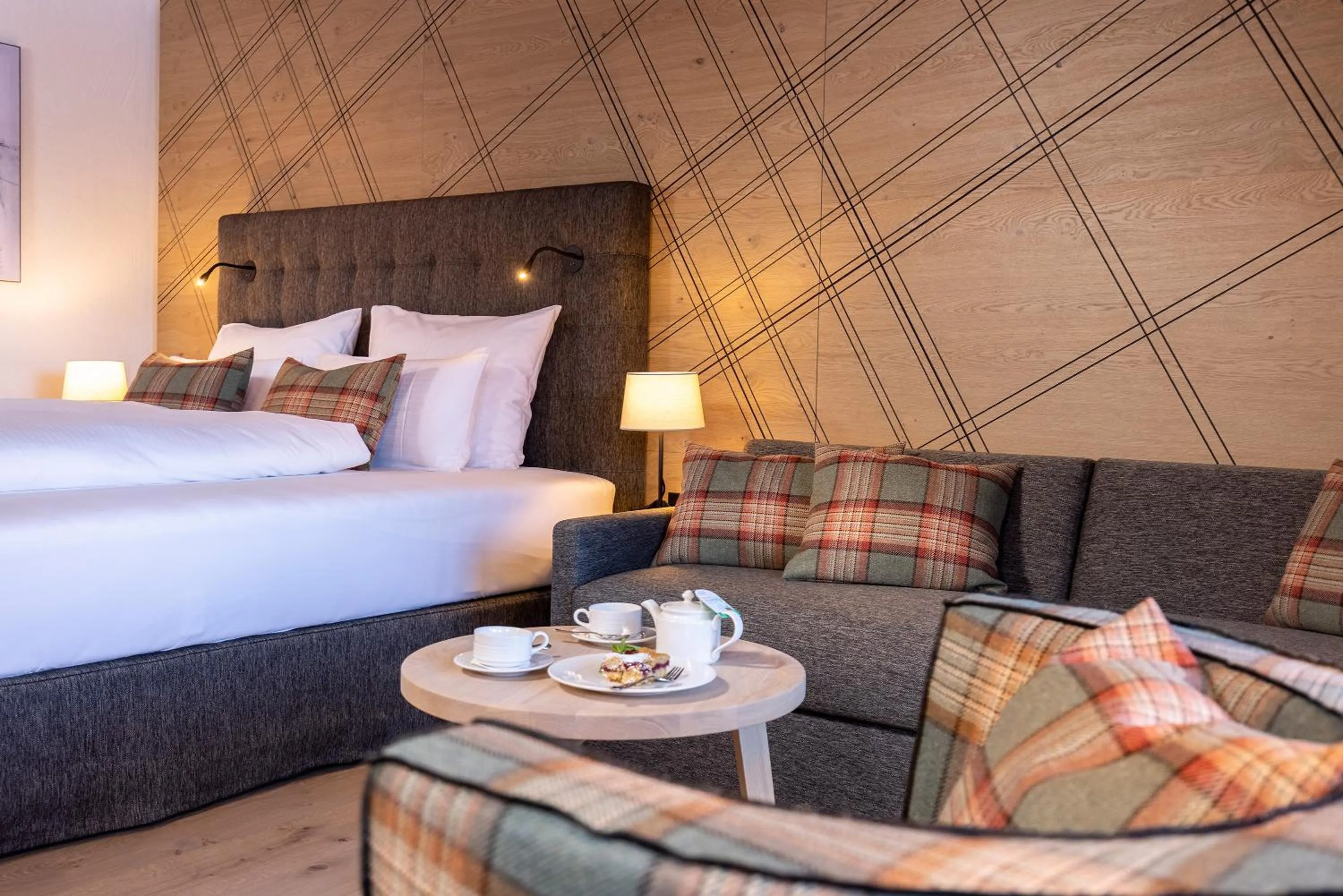 Photo of the whole room, Bed in Defereggental Hotel & Resort