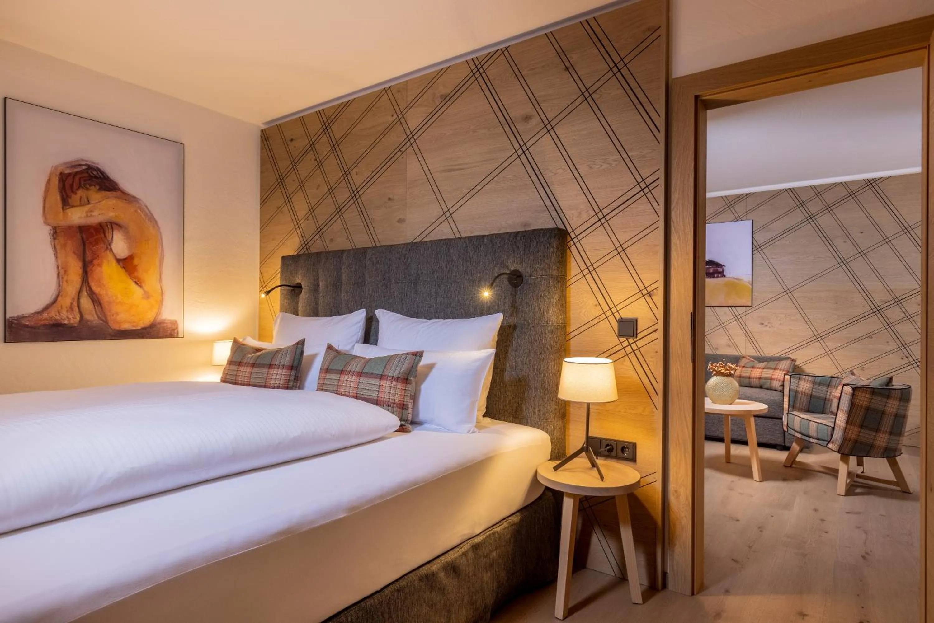 Bed in Defereggental Hotel & Resort