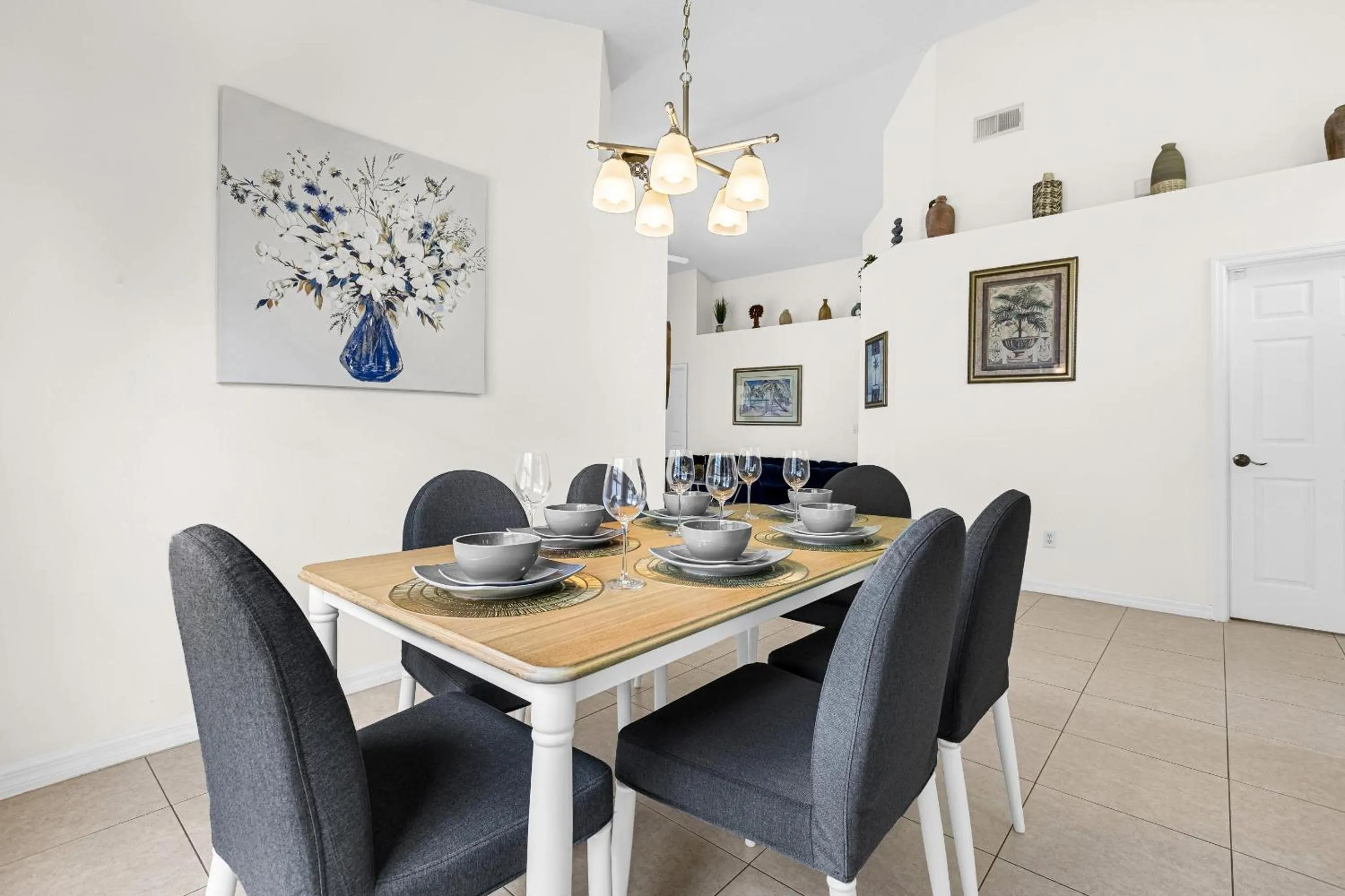 Living room in Disney Area 4BR Home with Heated Private Pool