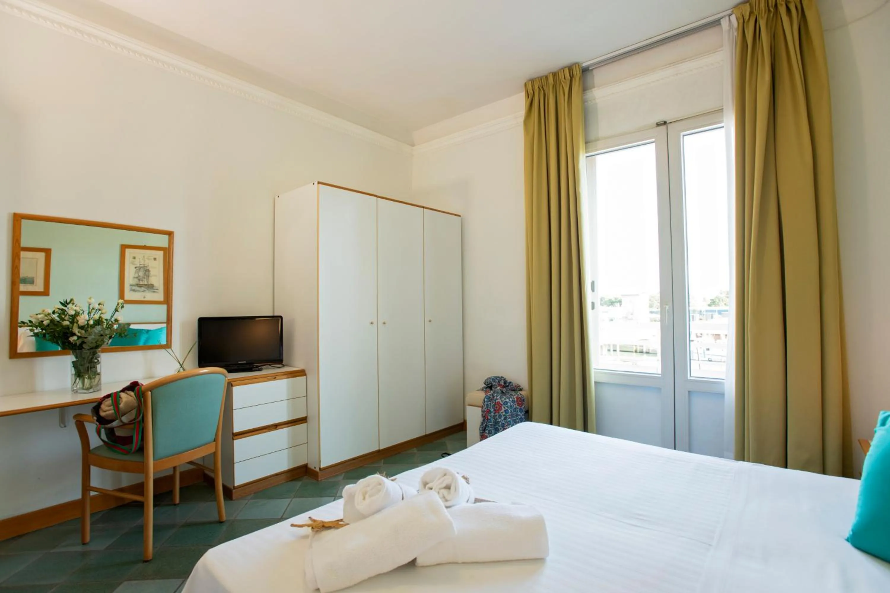furniture, Bed in Hotel L'Approdo