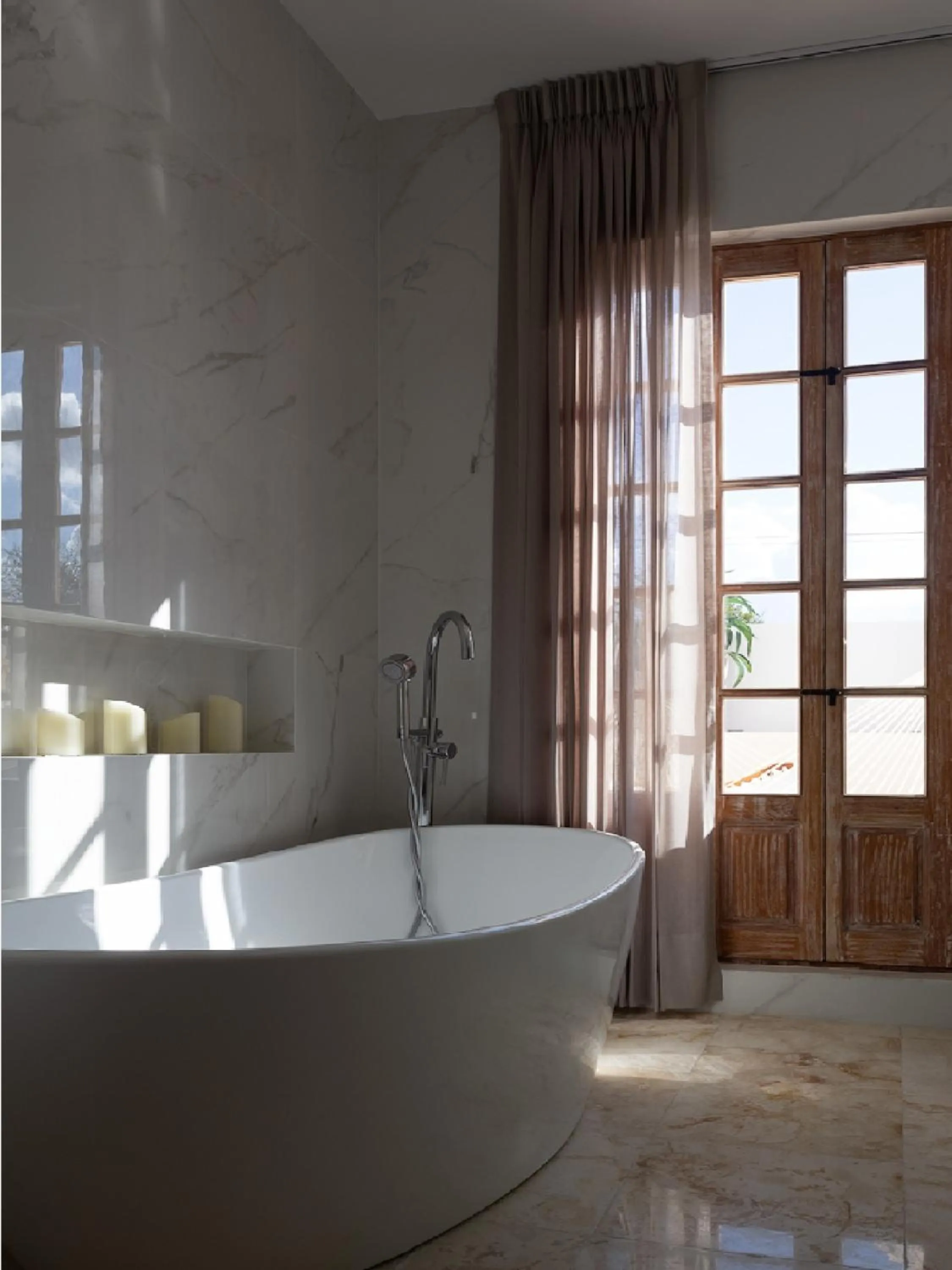 Shower in Más Palomas Concept House by Paloma's Hotels - Adults Only