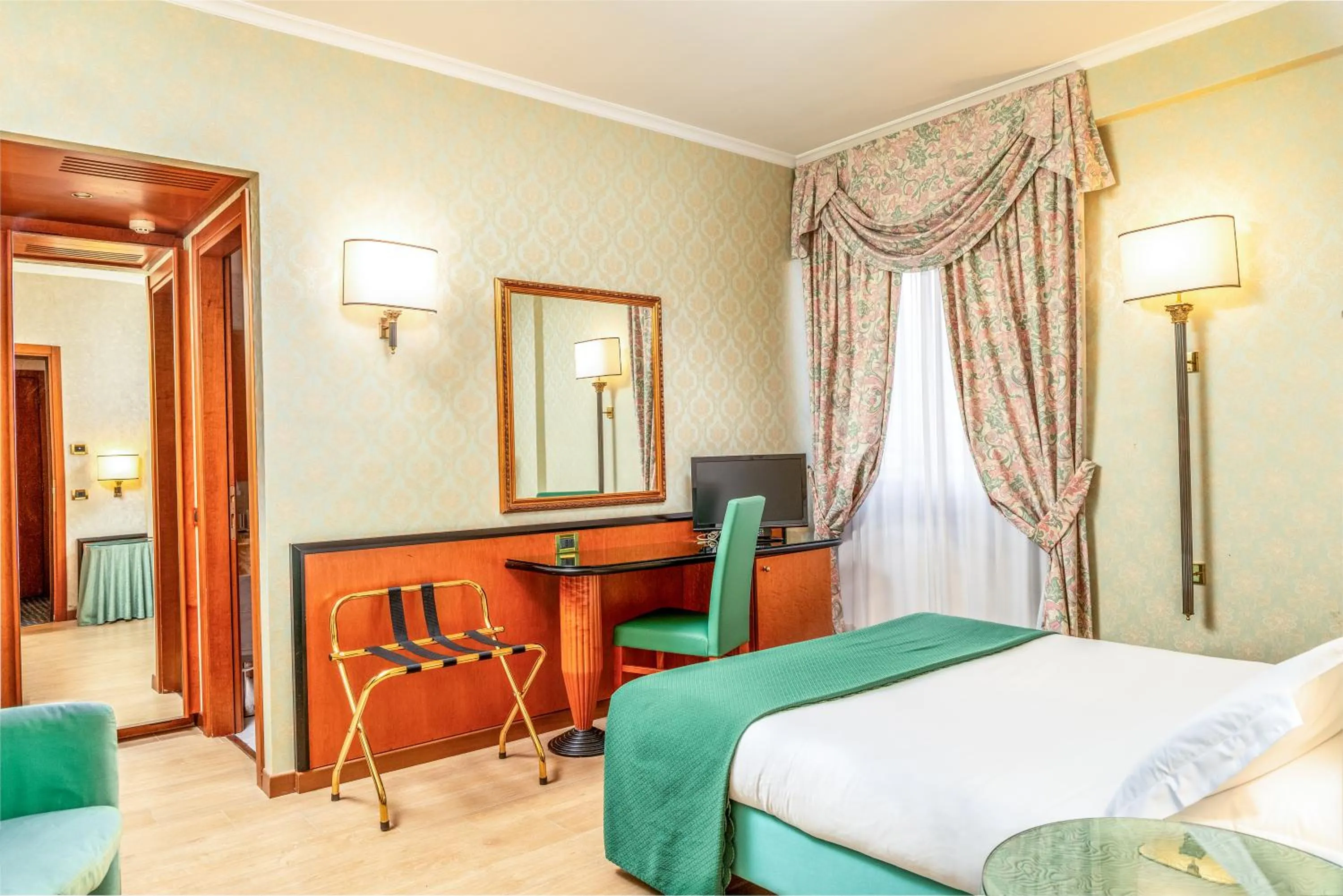 Bed in Hotel Principe