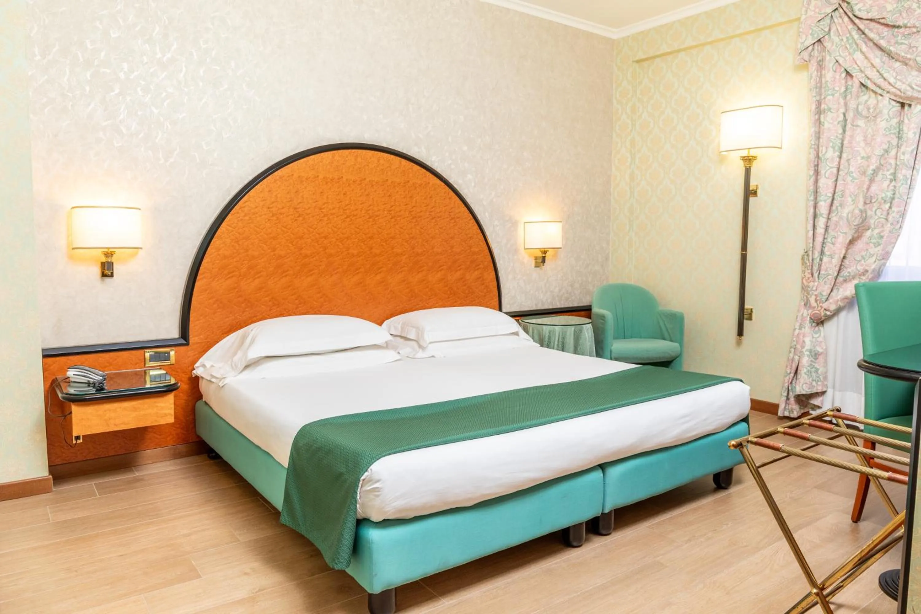 Bed in Hotel Principe