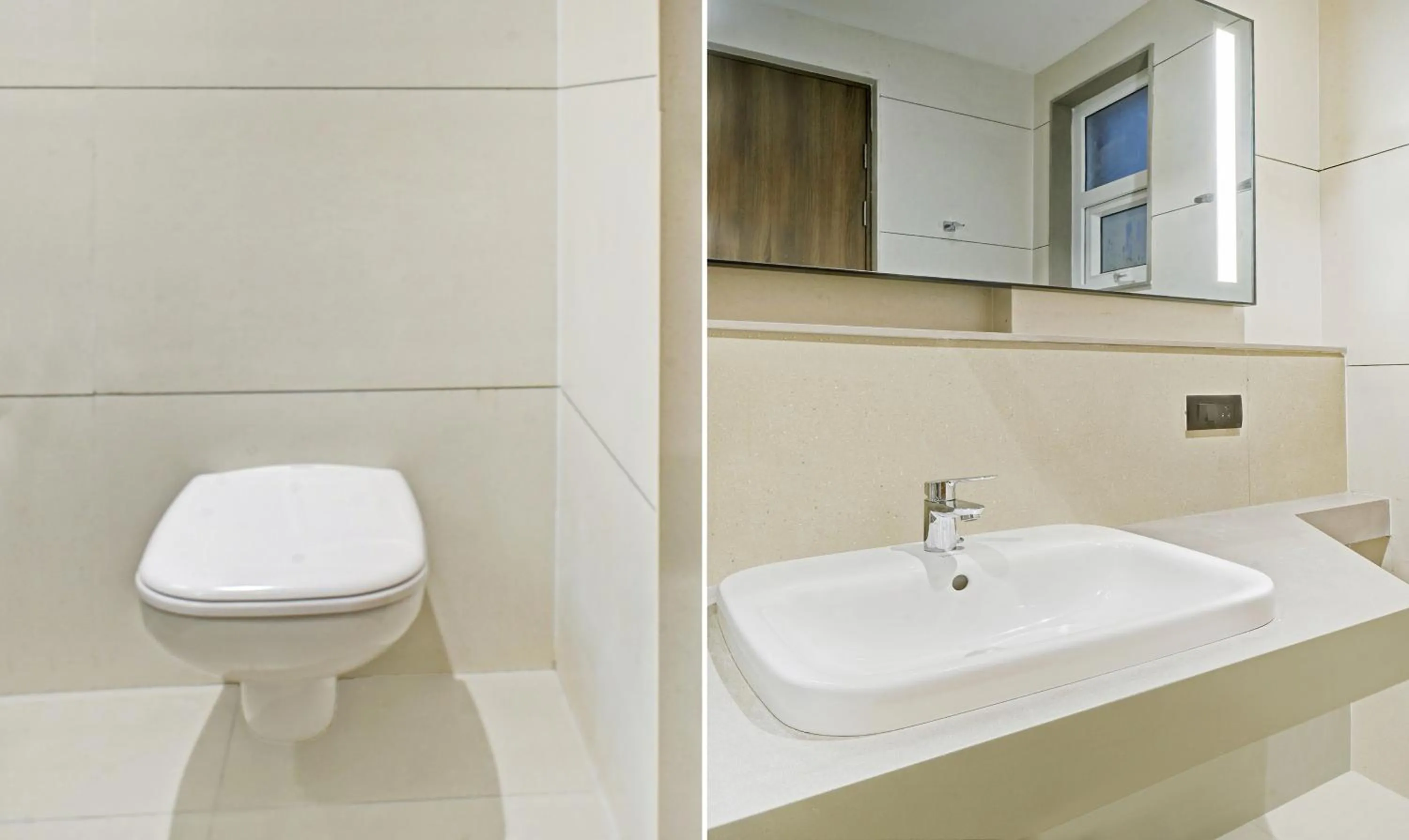 Toilet in Treebo Premium La Orchid, Big Temple