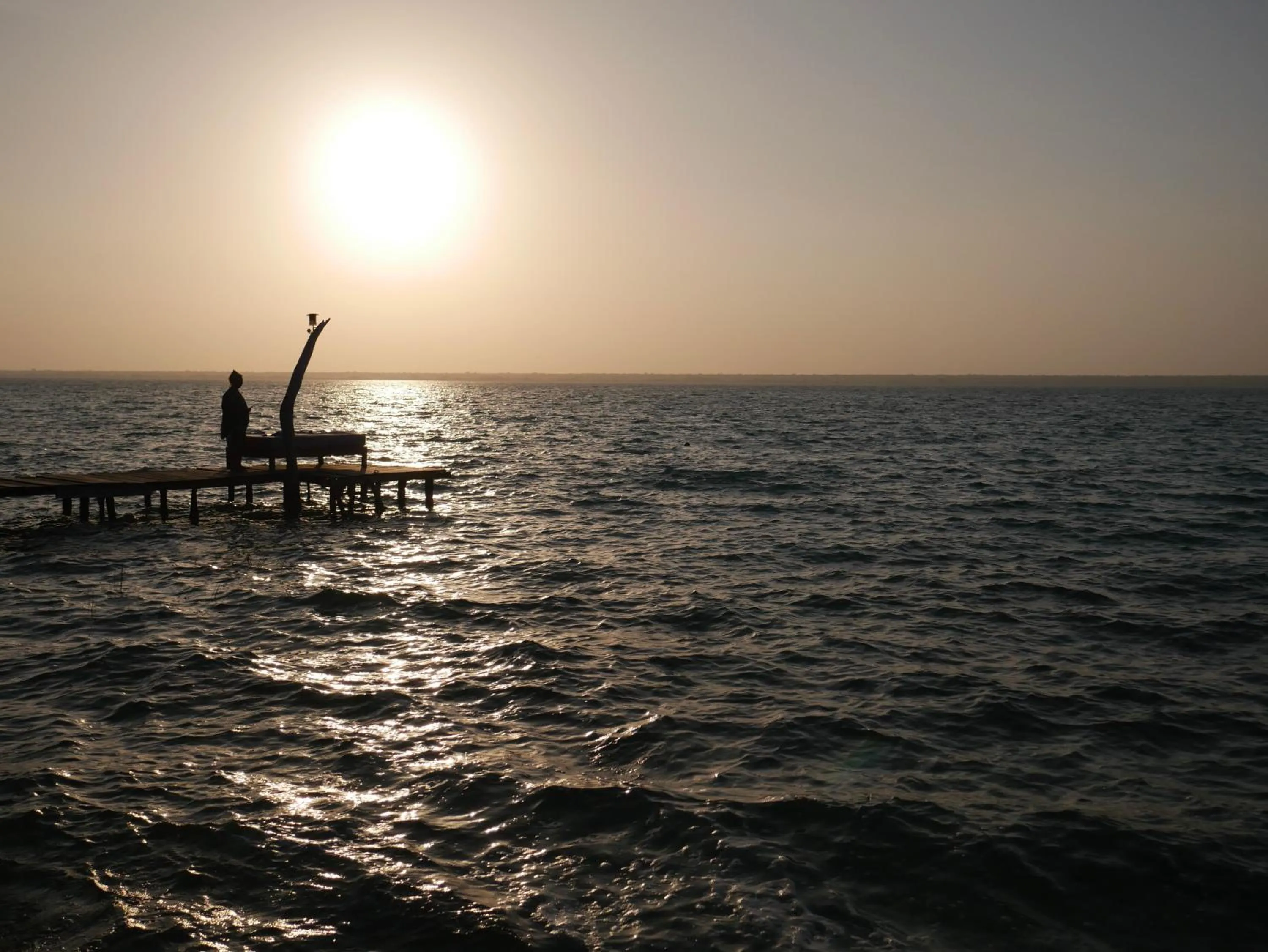 Sunset in Villa Santuario Lake front Oasis