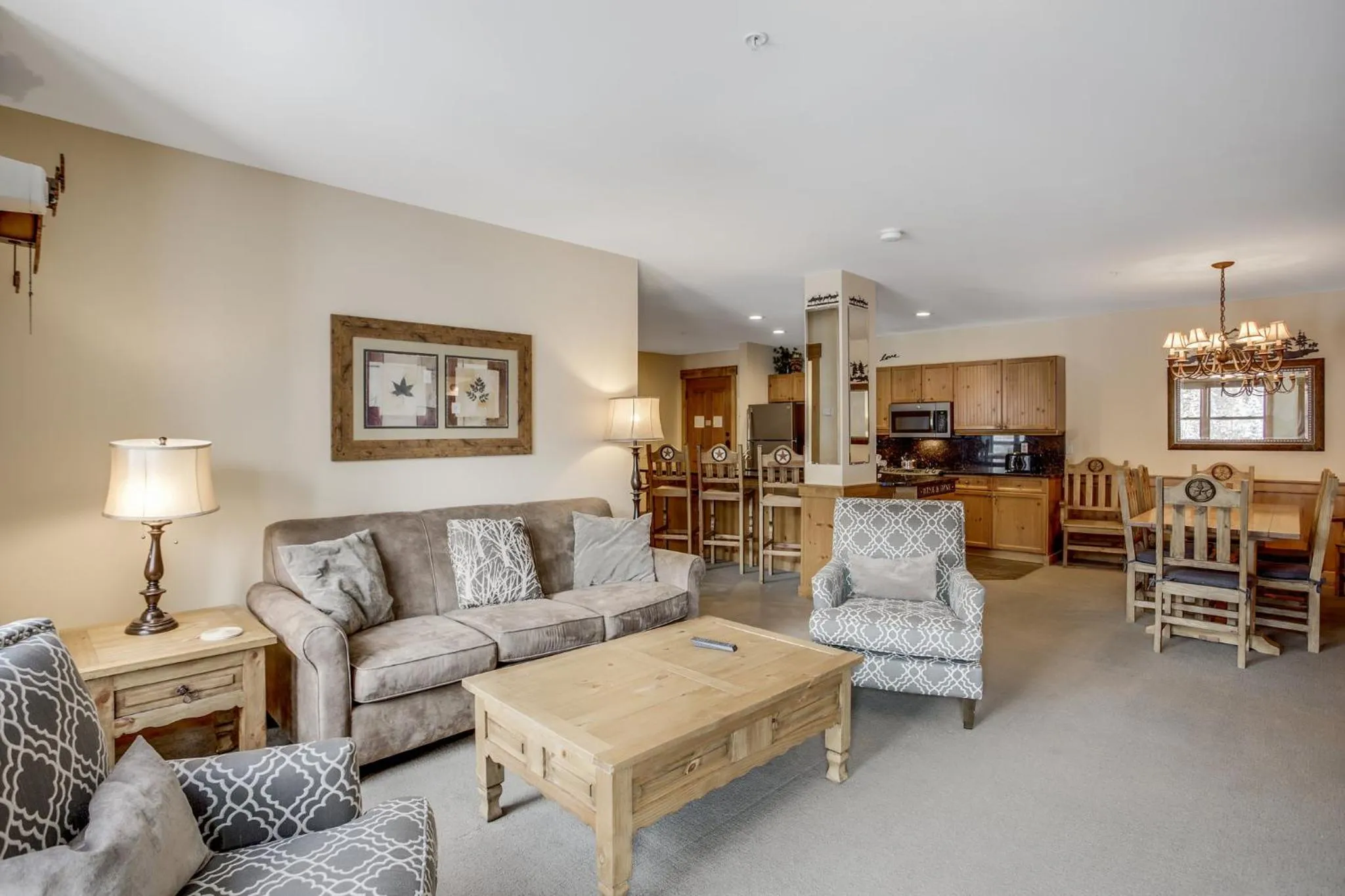 Living room in The Springs Condominiums by Vail Resorts