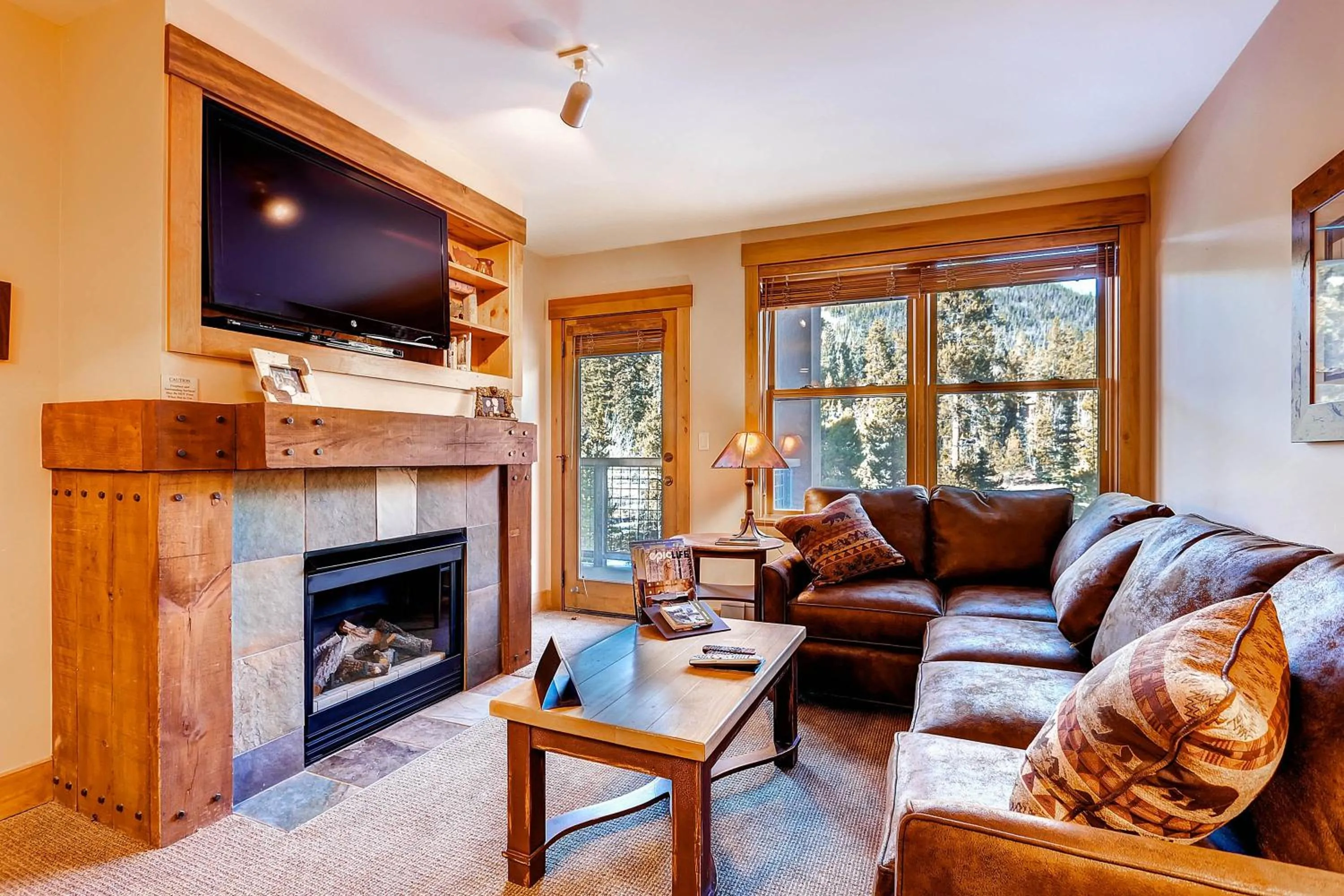 Living room in The Springs Condominiums by Vail Resorts