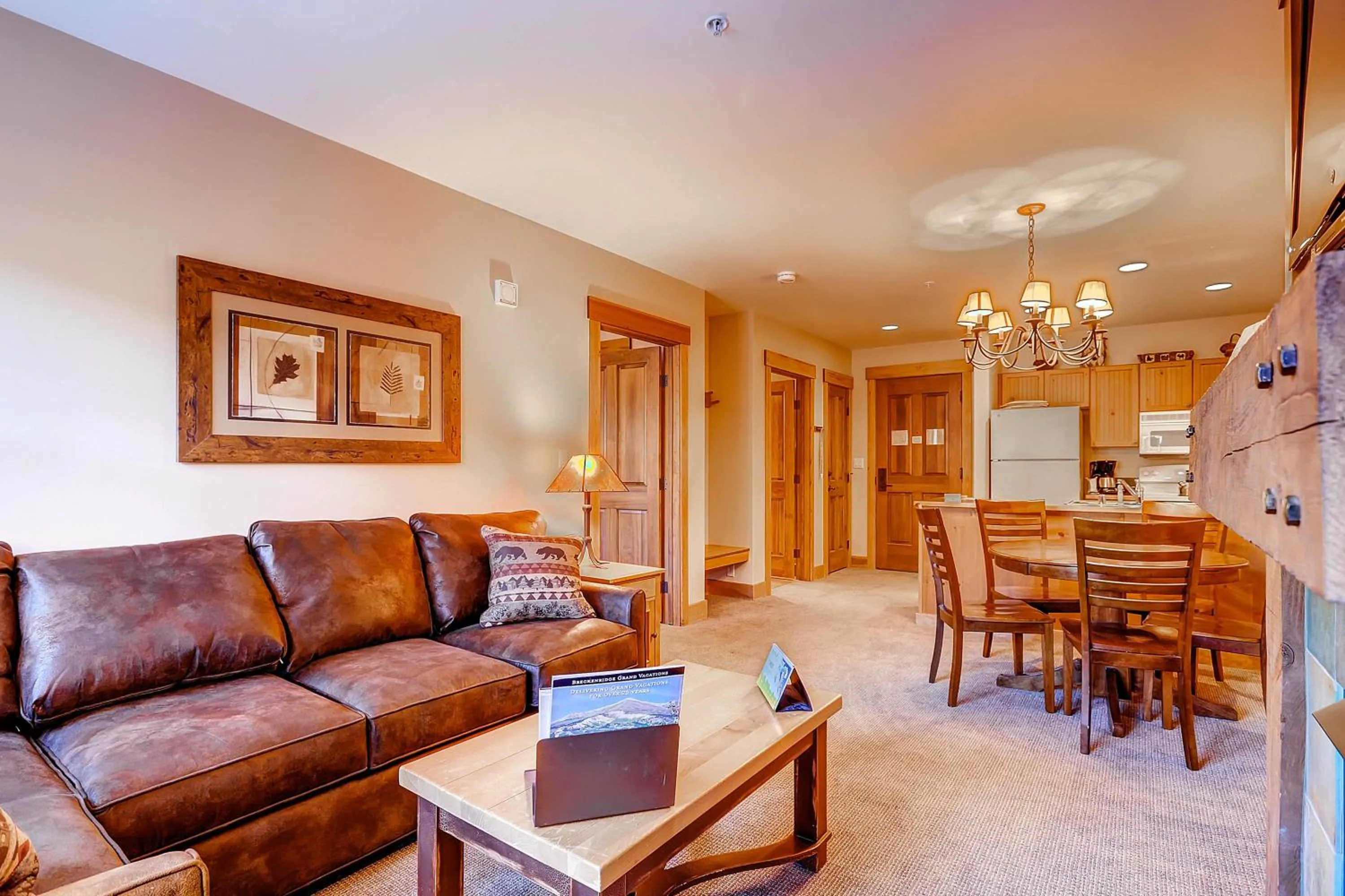 Living room in The Springs Condominiums by Vail Resorts