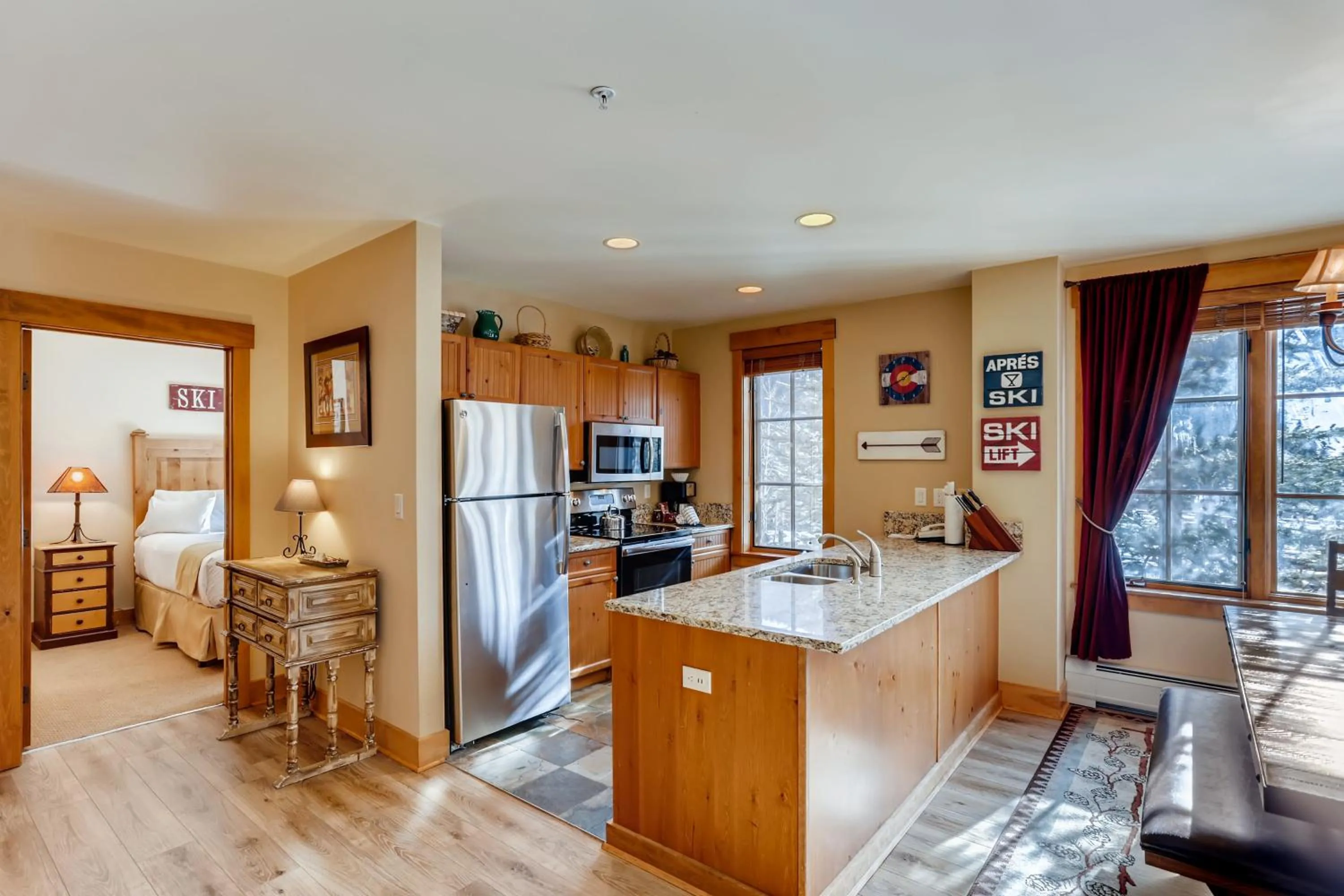 Kitchen or kitchenette in The Springs Condominiums by Vail Resorts