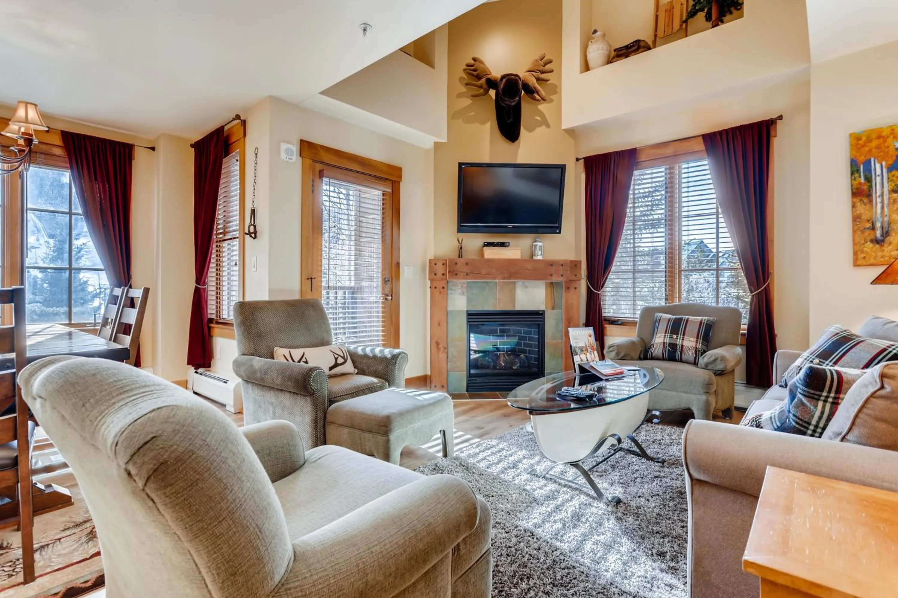 Living room in The Springs Condominiums by Vail Resorts
