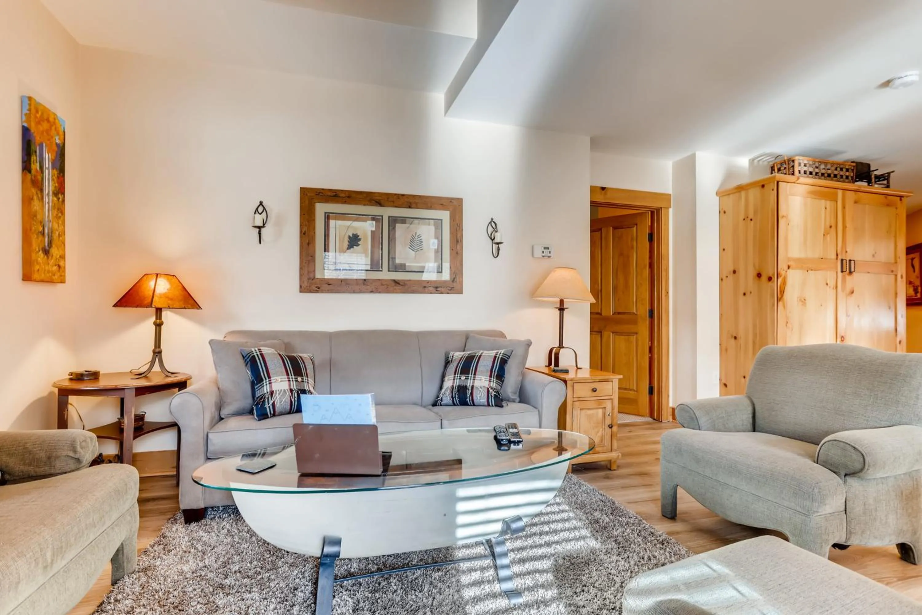 Living room in The Springs Condominiums by Vail Resorts