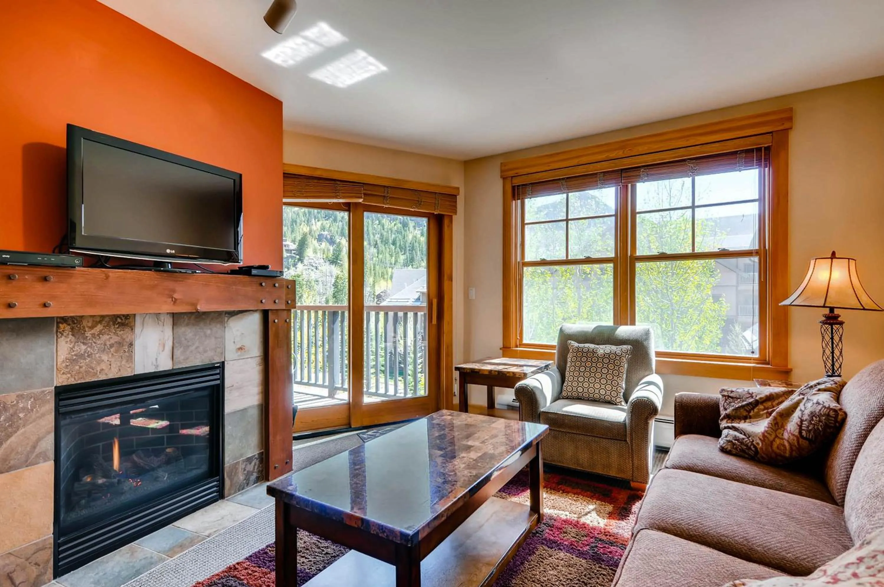 Living room in The Springs Condominiums by Vail Resorts