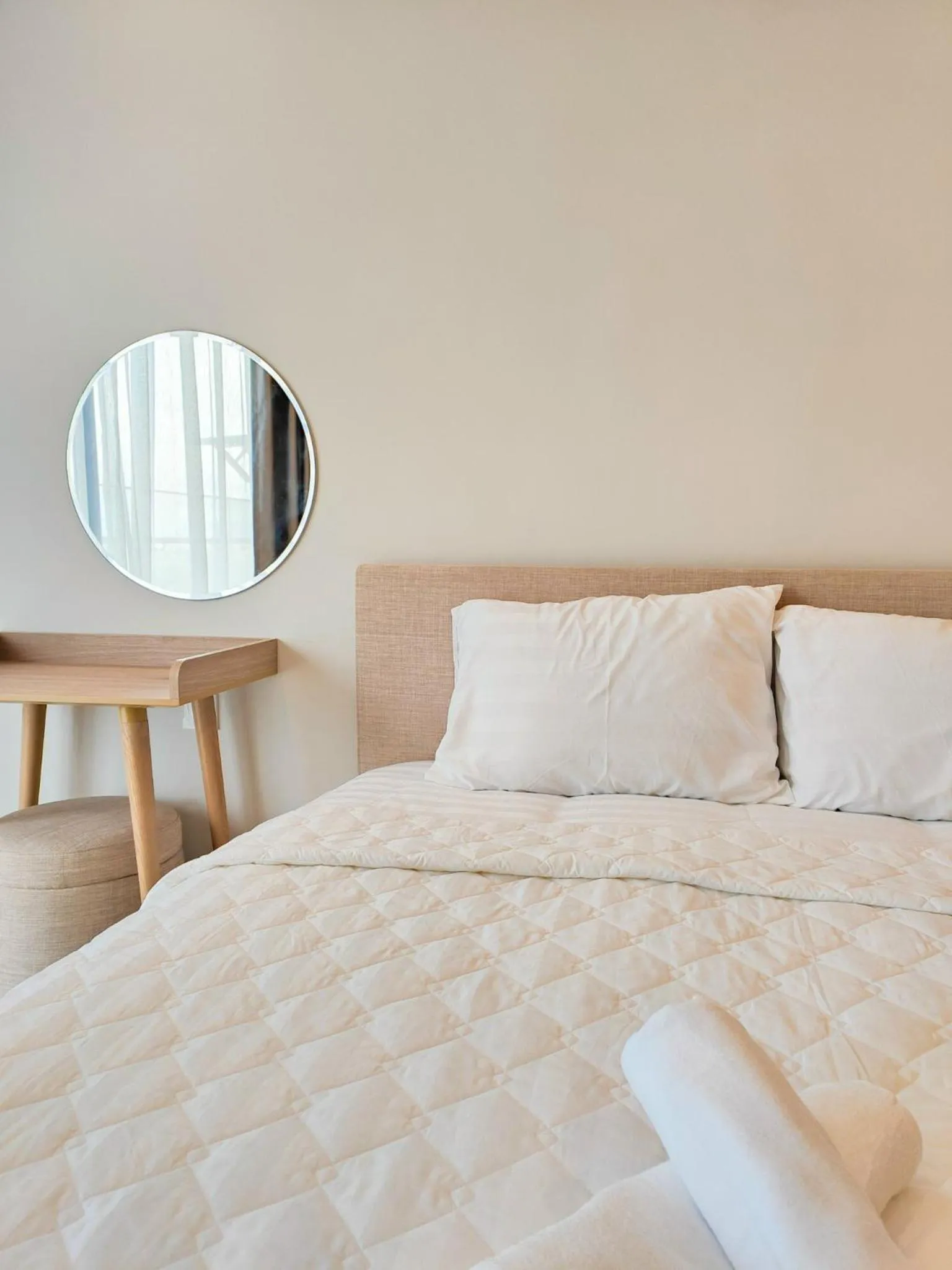 Bed in THE SÓNG CONDOTEL APARTMENT VŨNG TÀU