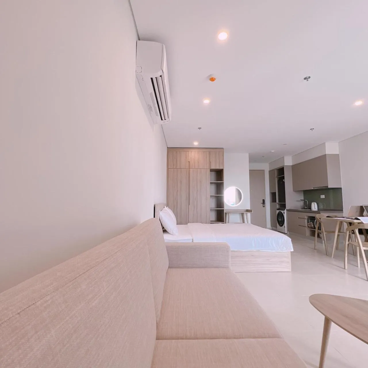 Bed in THE SÓNG CONDOTEL APARTMENT VŨNG TÀU