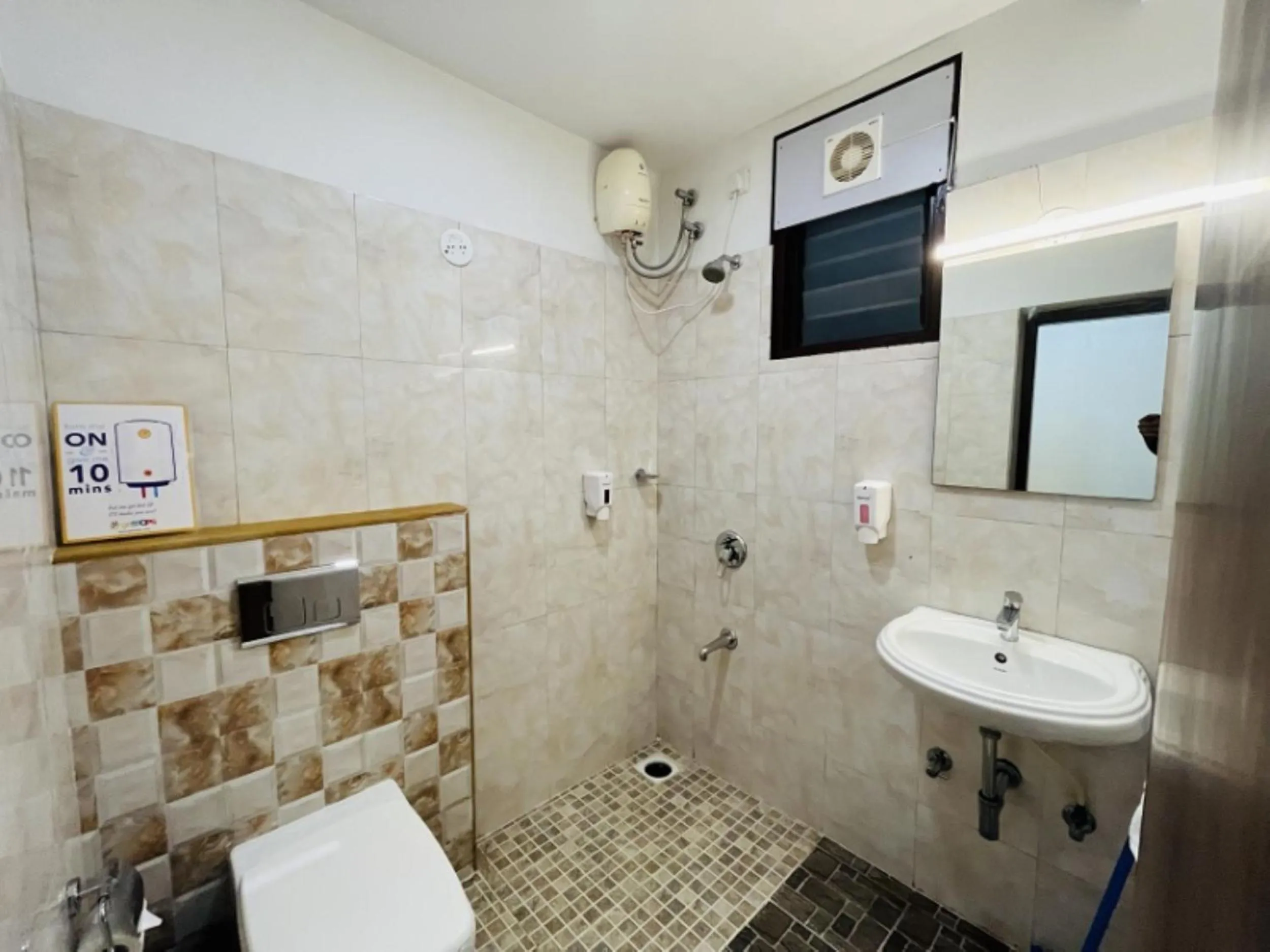 Bathroom in goSTOPS PLUS Goa, Vagator