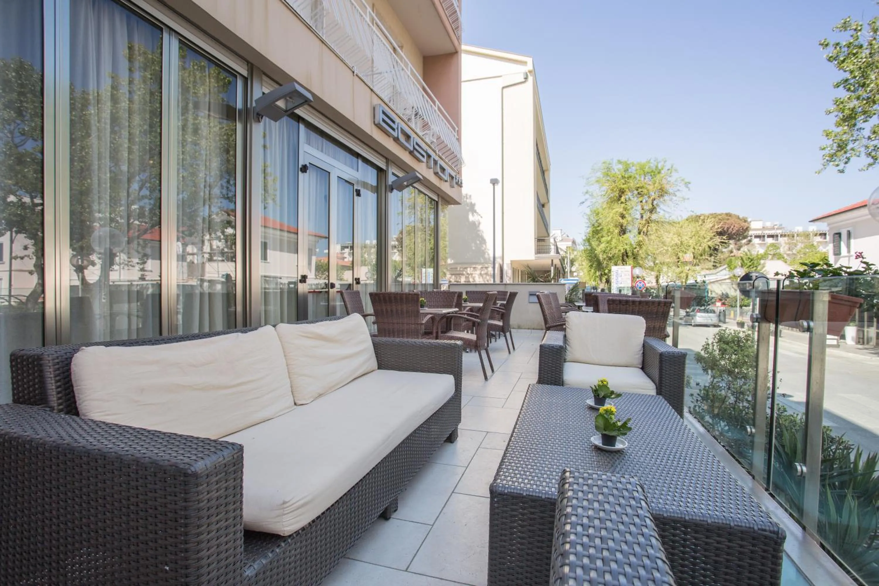 Balcony/Terrace in Hotel Boston