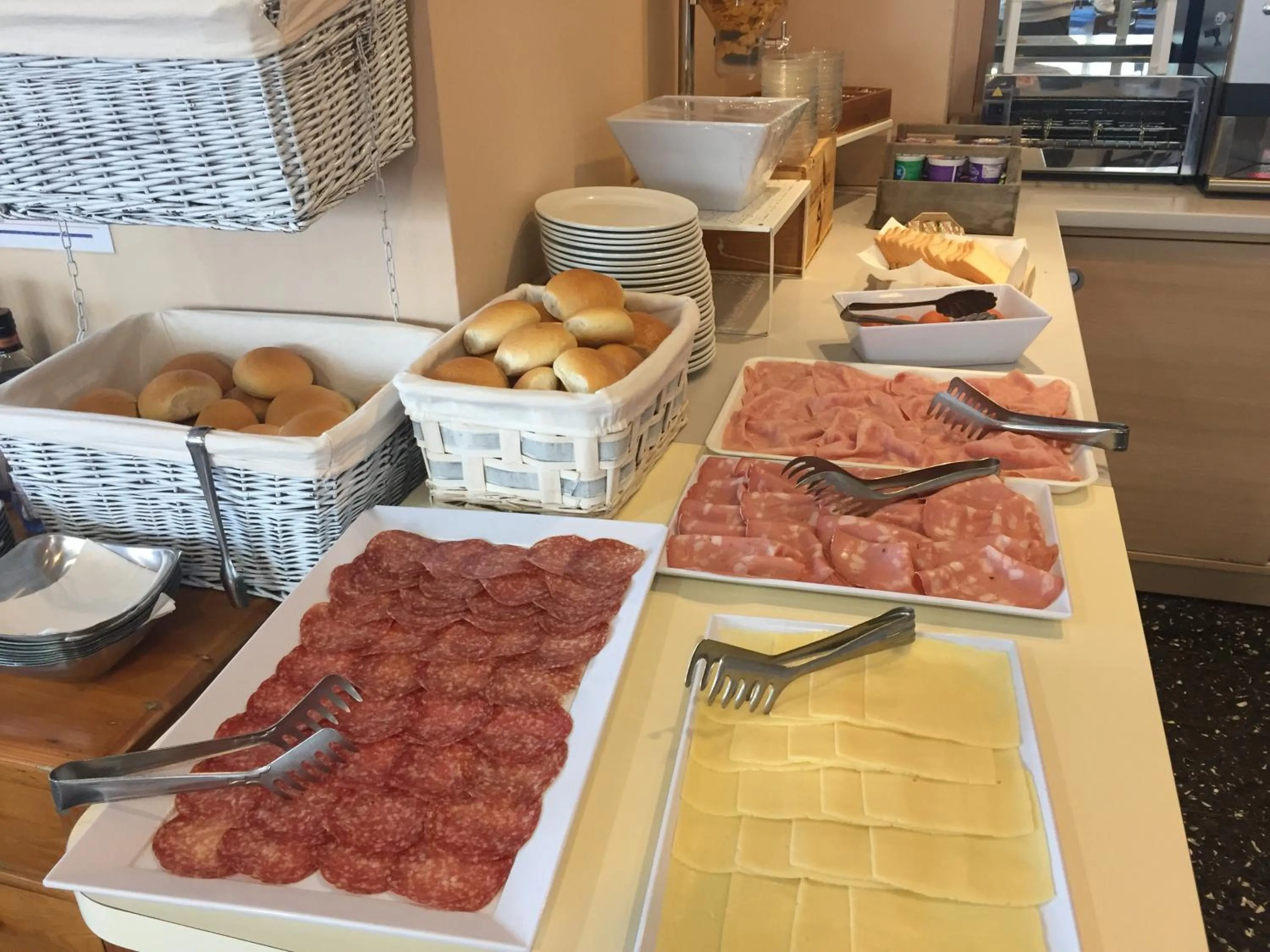 Continental breakfast in Hotel Boston