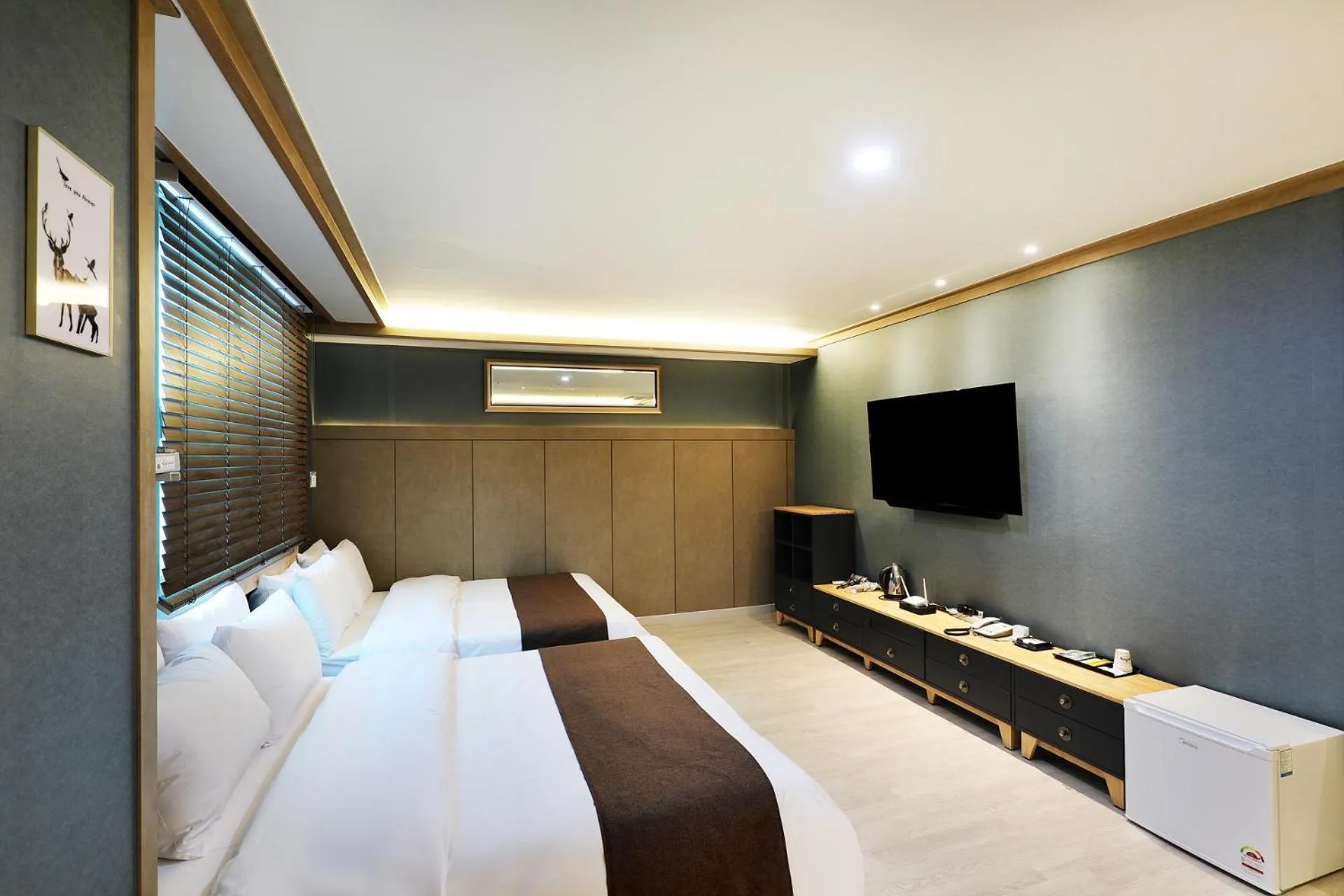 Bed in Buan Tourist Hotel