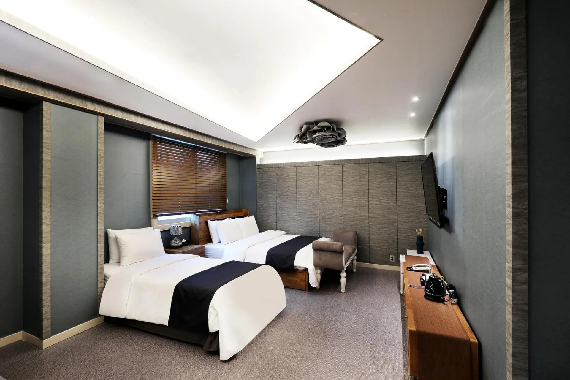 Bed in Buan Tourist Hotel