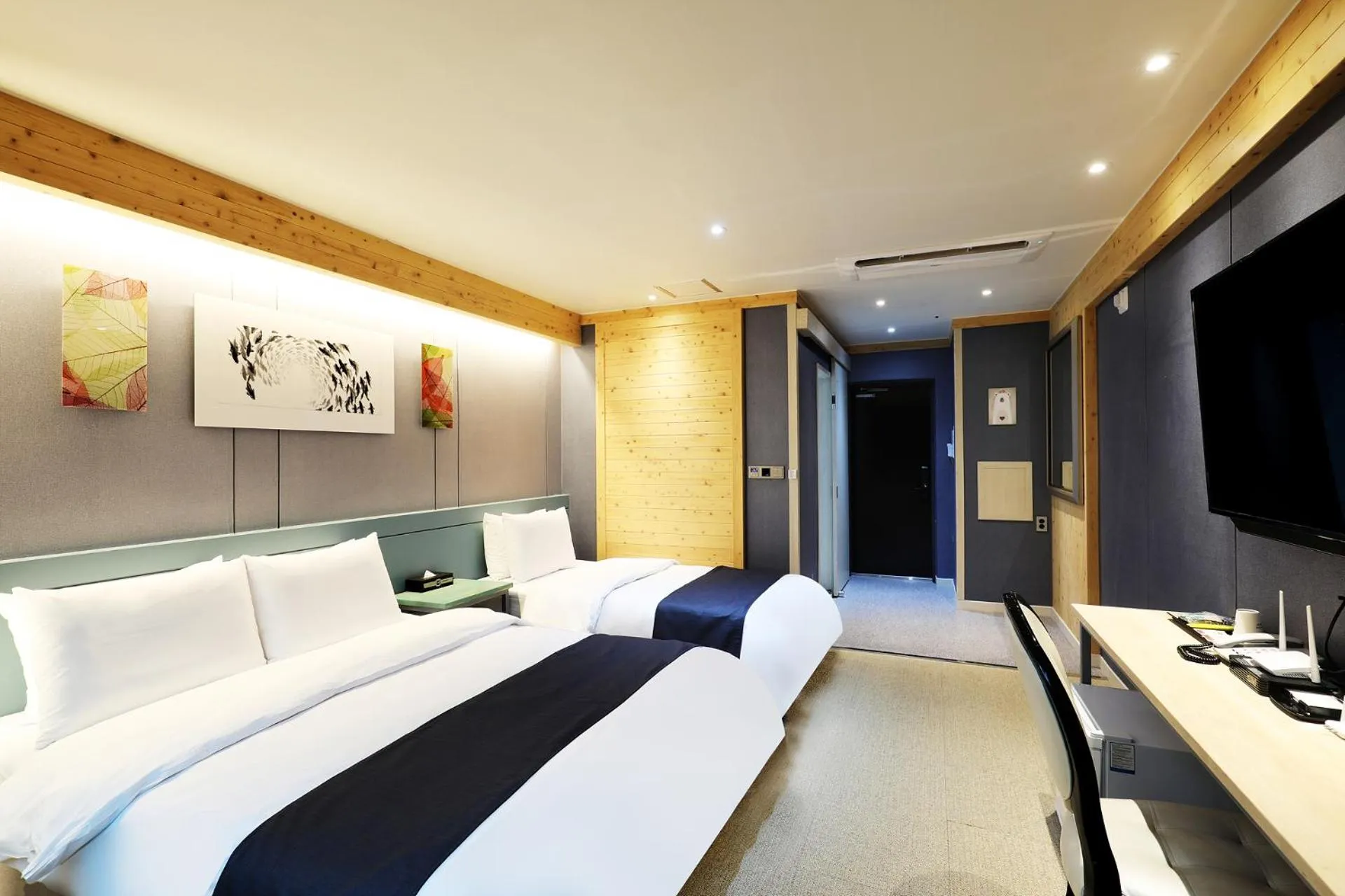 Bed in Buan Tourist Hotel