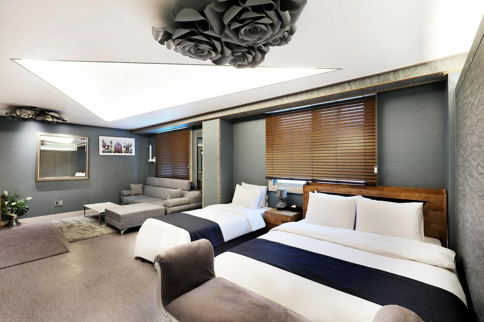 Bed in Buan Tourist Hotel