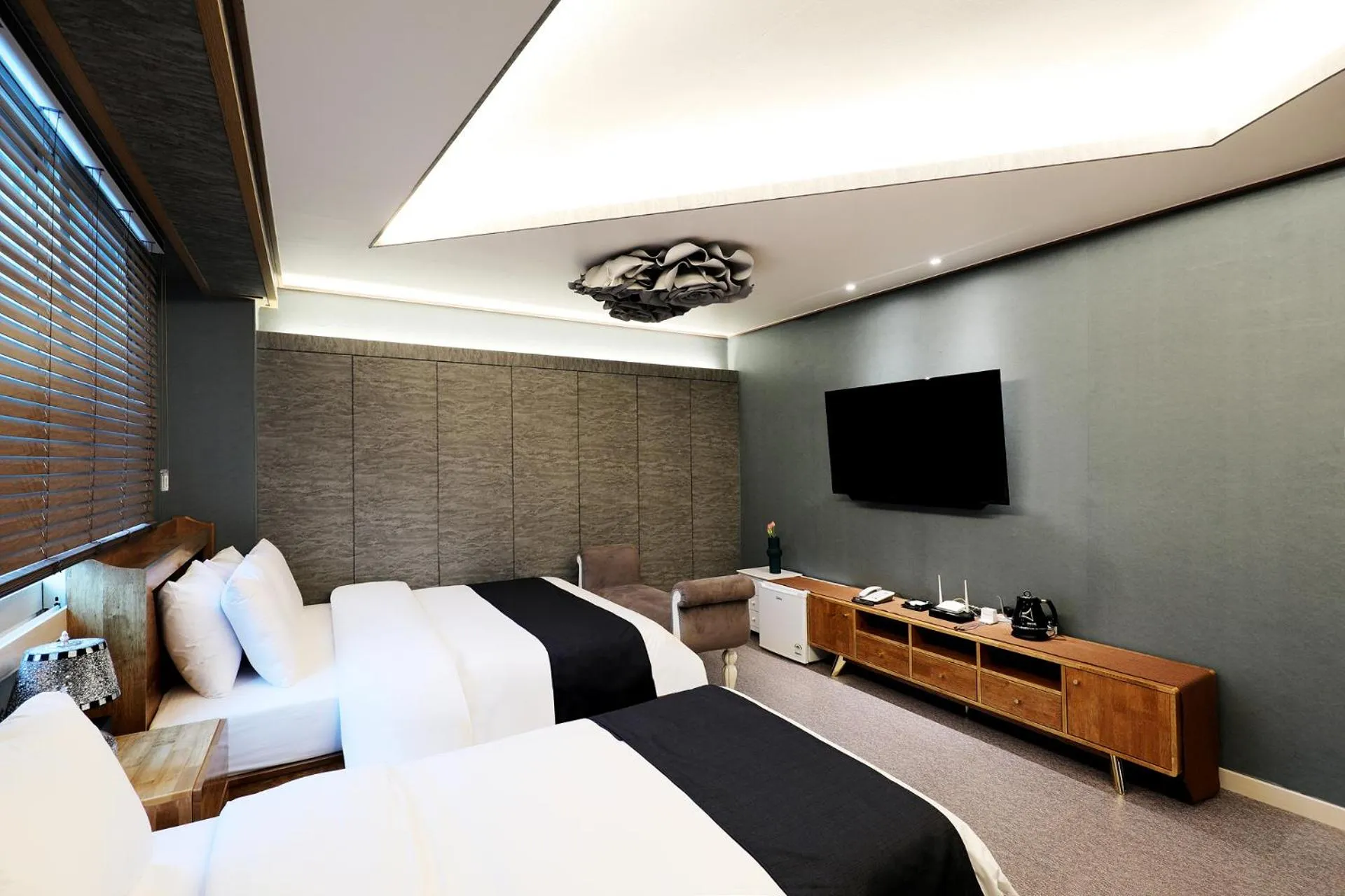 Bed in Buan Tourist Hotel