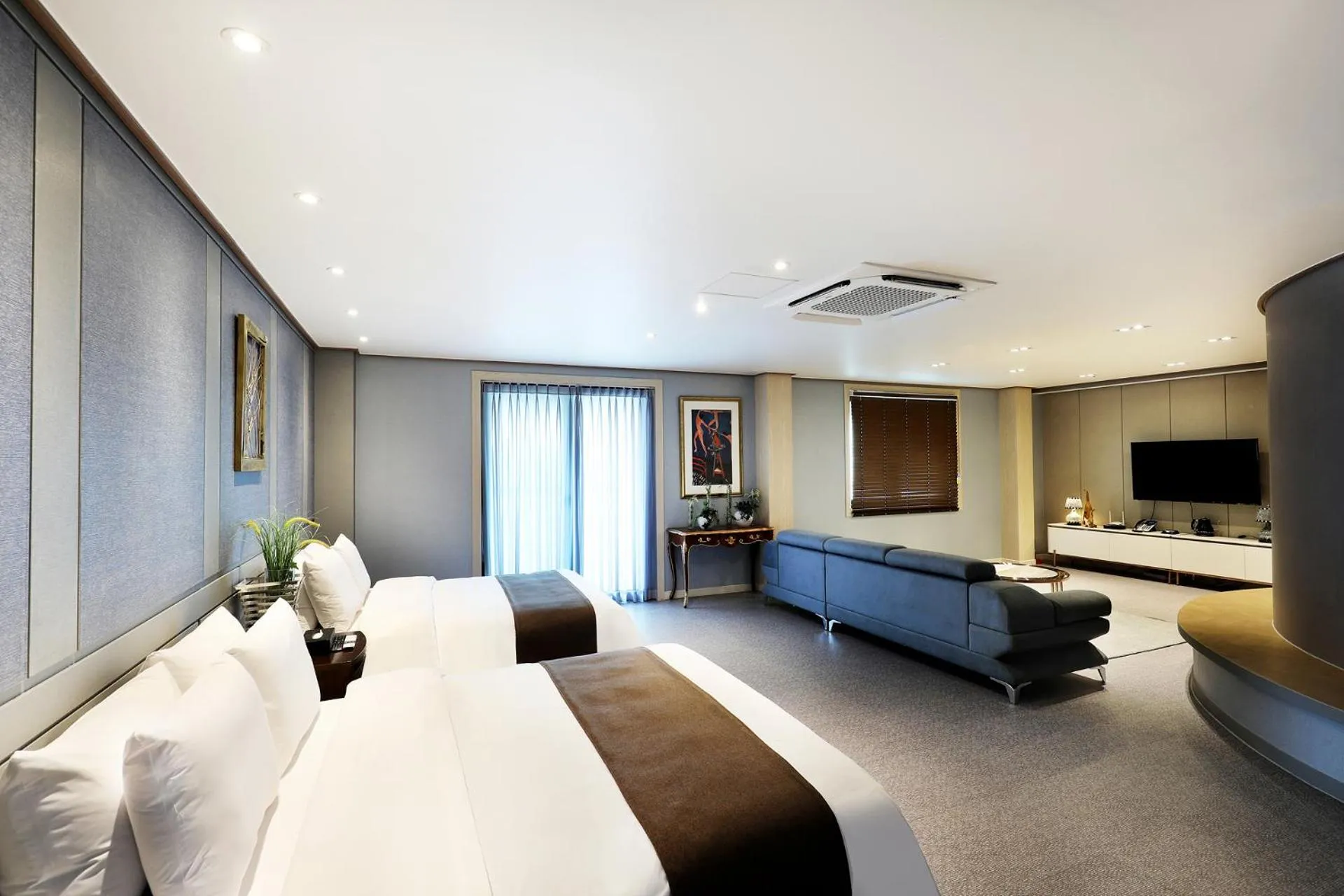 Bed in Buan Tourist Hotel