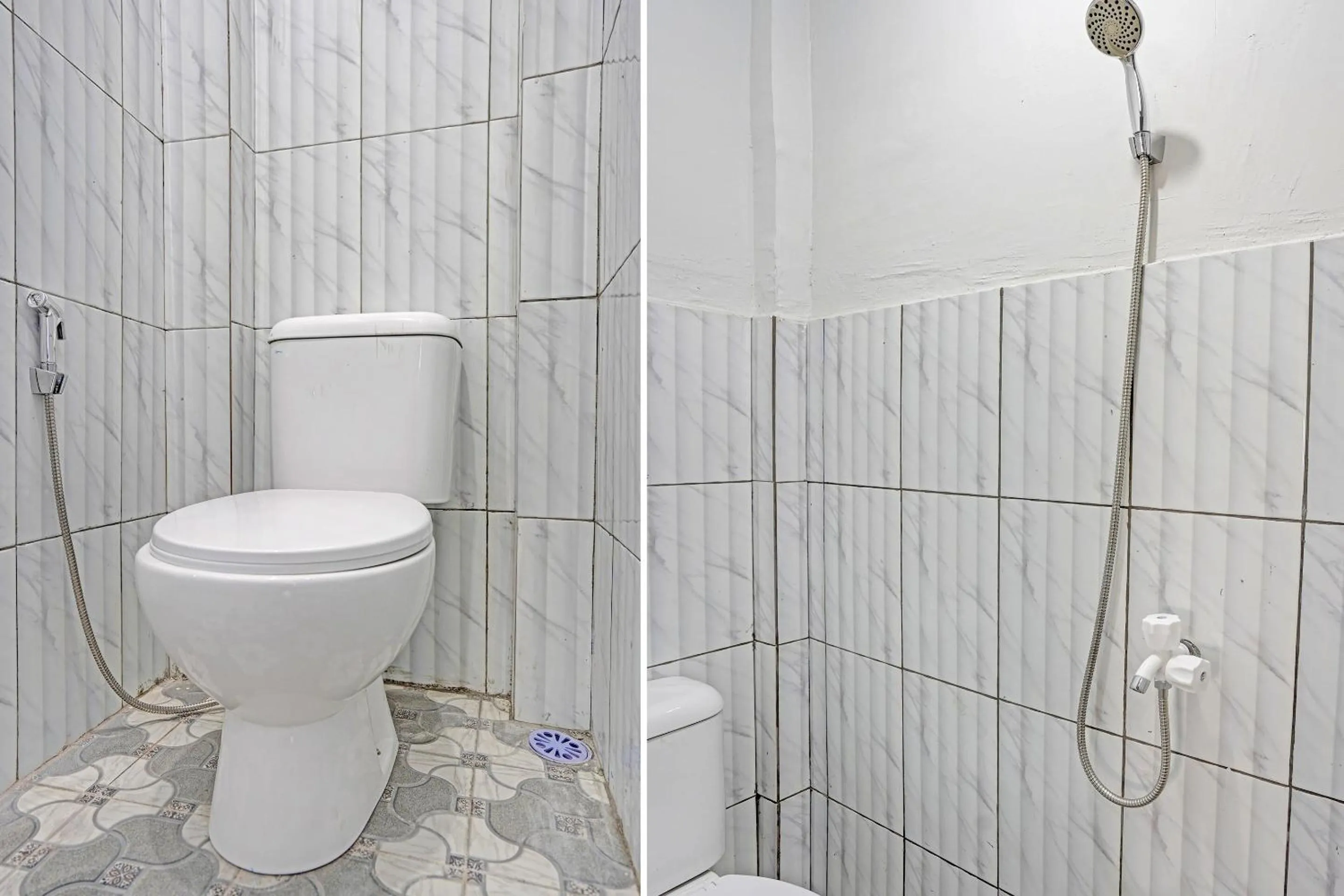 Bathroom in OYO LIFE 91594 Bungah Residence Syariah