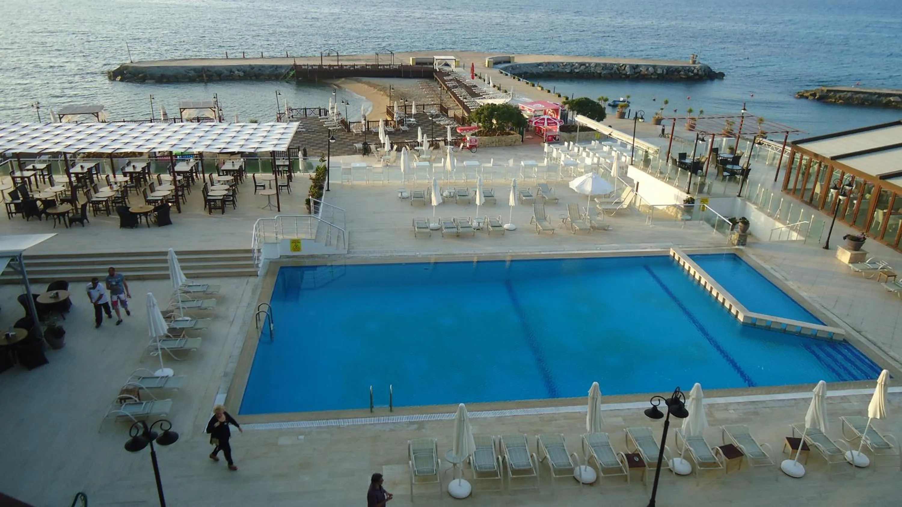 Pool view in Ada Beach Hotel