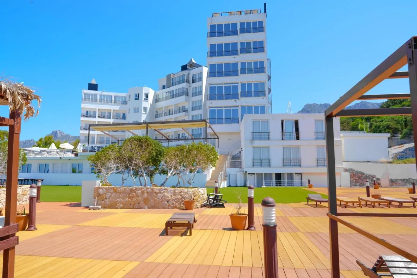 Property building in Ada Beach Hotel