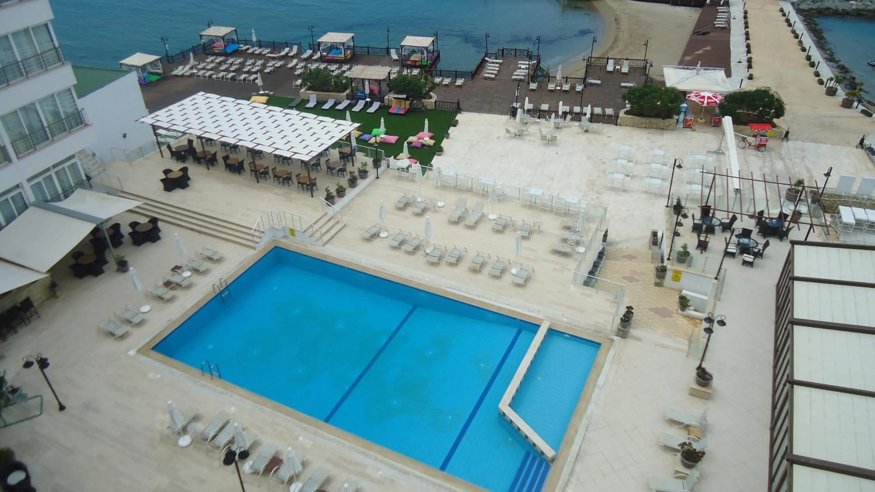 Bird's eye view in Ada Beach Hotel