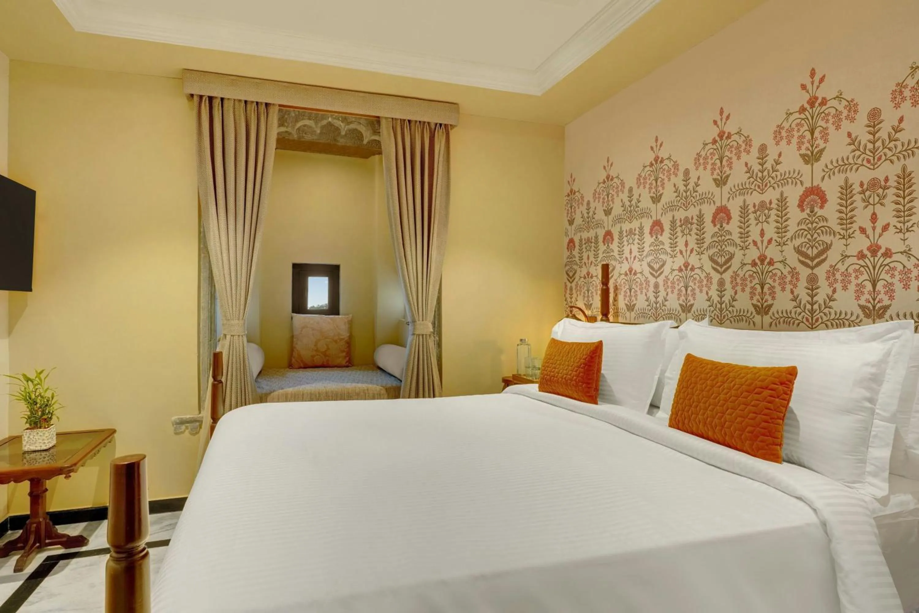 Bedroom, Bed in The Fern Bambora Fort Udaipur, Bambora, Series by Marriott